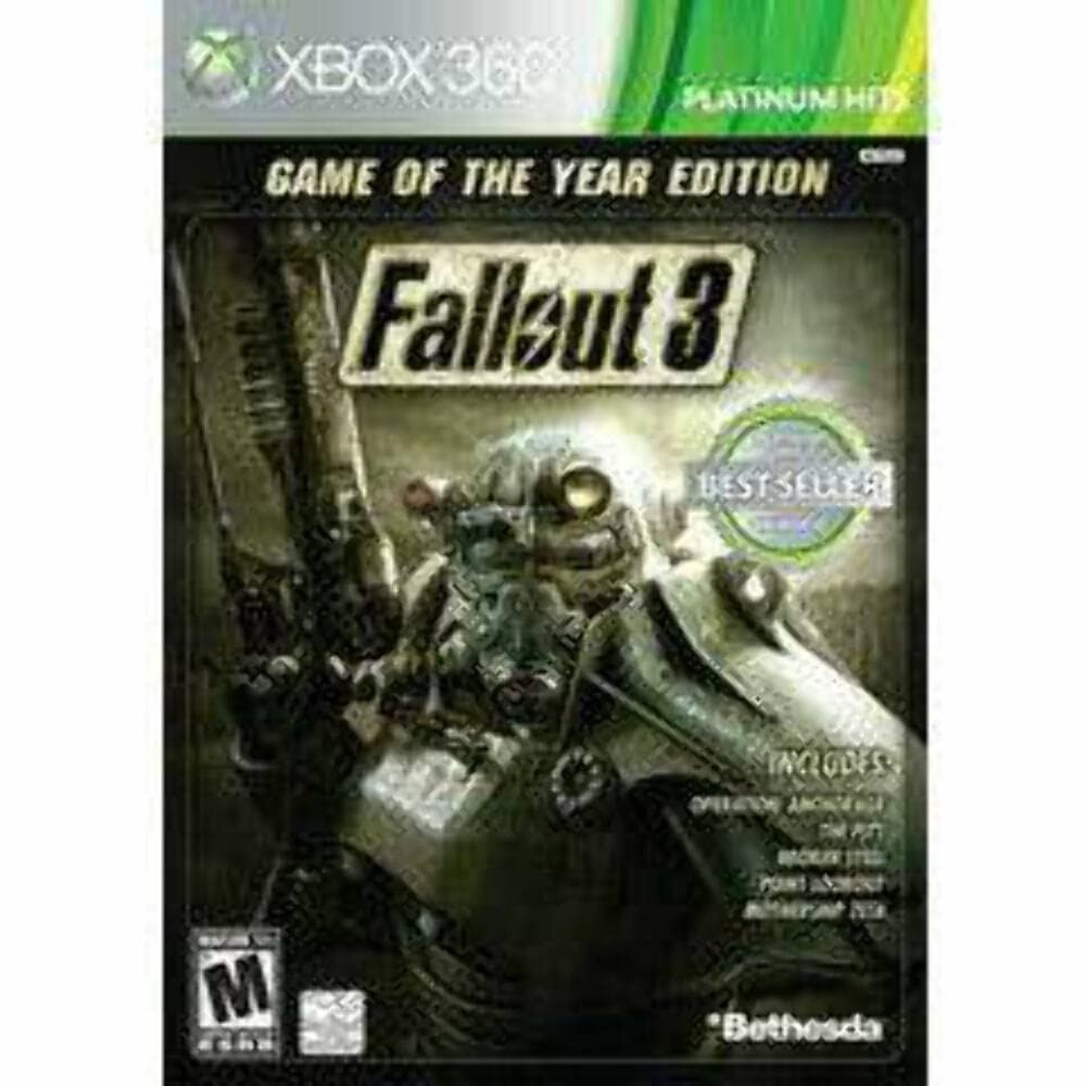 Fallout 3 Game of the Year Edition Juego para Consola Microsoft XBOX 360