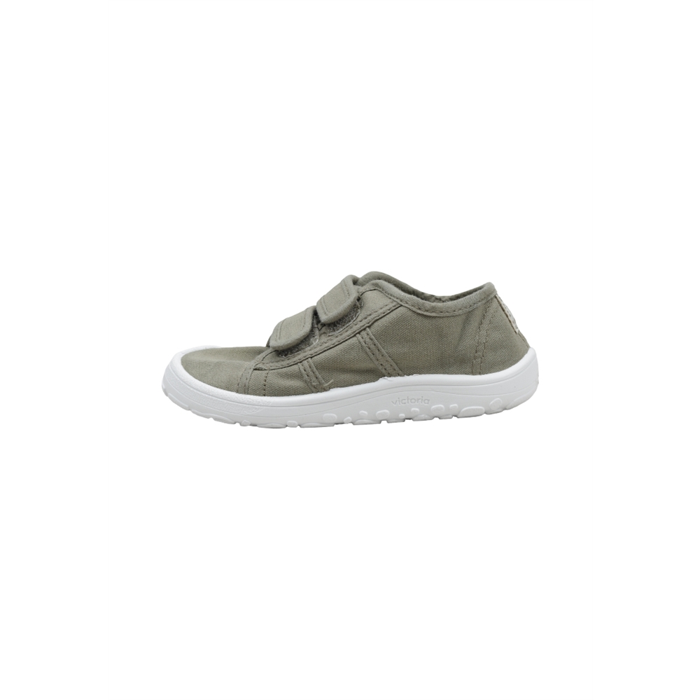 victoria  BOSCO BAREFOOT BASKET Deportivas Con Velcro Bebé - niño (hasta la talla 30) Verde