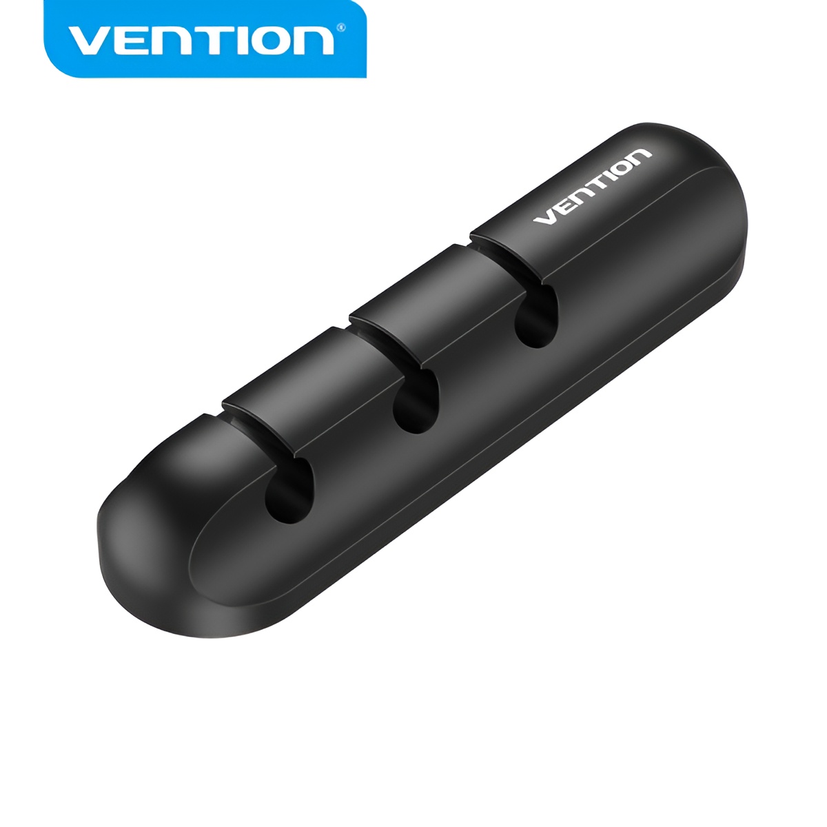 Vention organizador de cables en espiral - 7 puertos - color negro