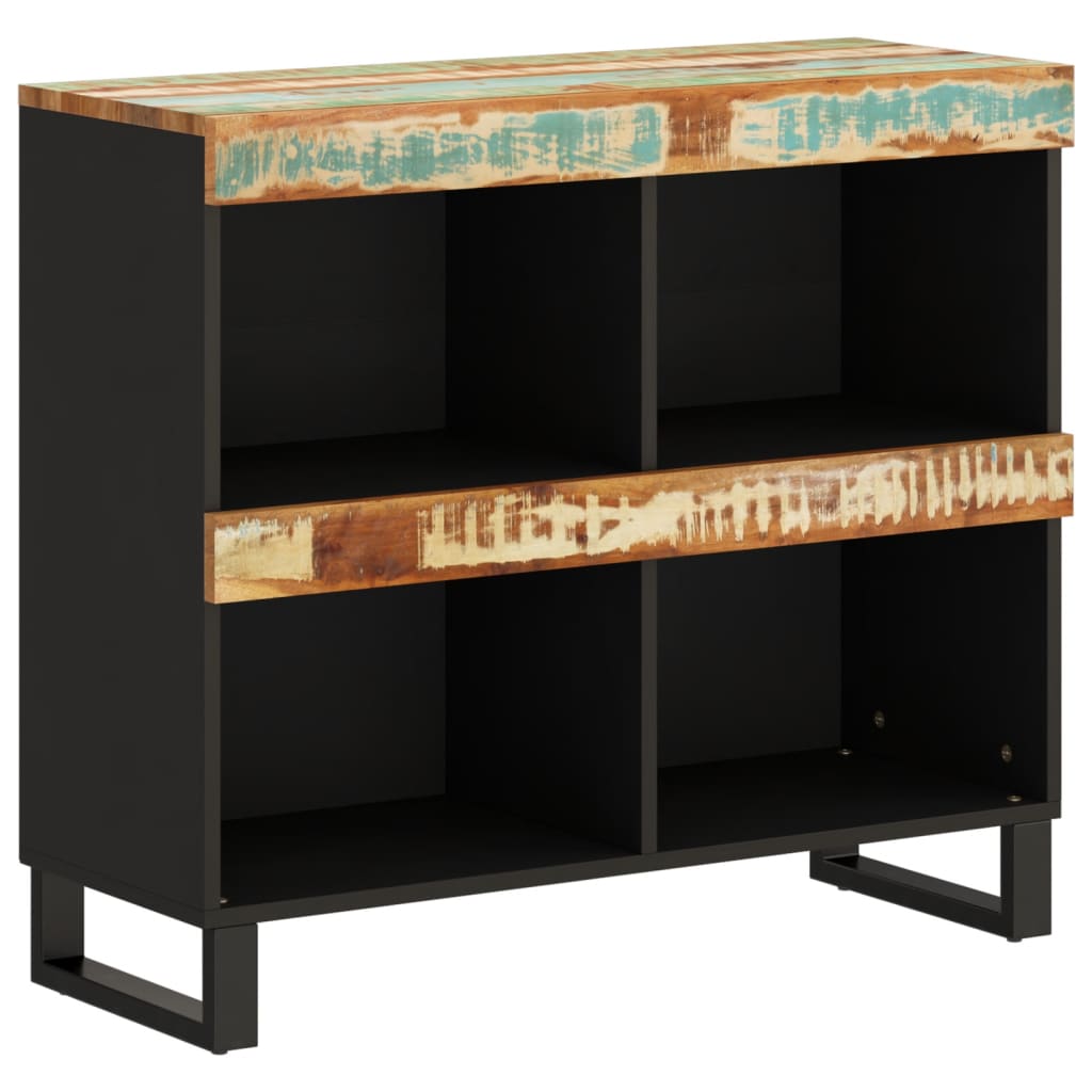 Armario Auxiliar Vidaxl de Madera Maciza de Mango 85x33x75 Cm Marrón Claro