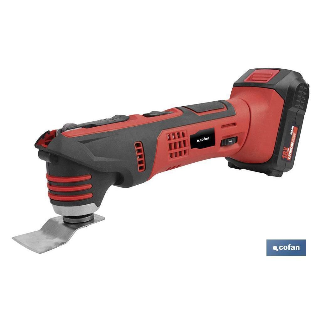 Multiherramienta a bateria li-ion 18v 15000rpm