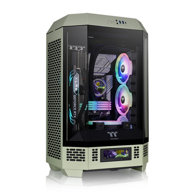 Thermaltake The Tower 300 Micro Tower Chassis | Verde Matcha