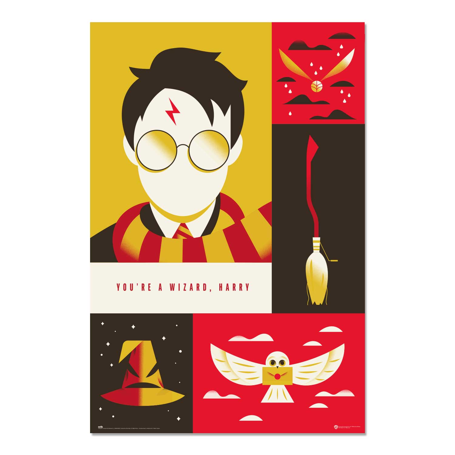 Poster harry potter 100 aniversario wb
