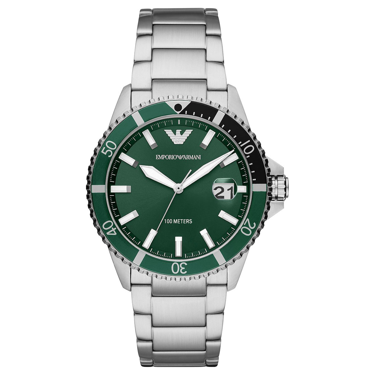 Emporio Armani Reloj hombre AR11338, con calendario, Incluye Caja Original, Diámetro: 42MM