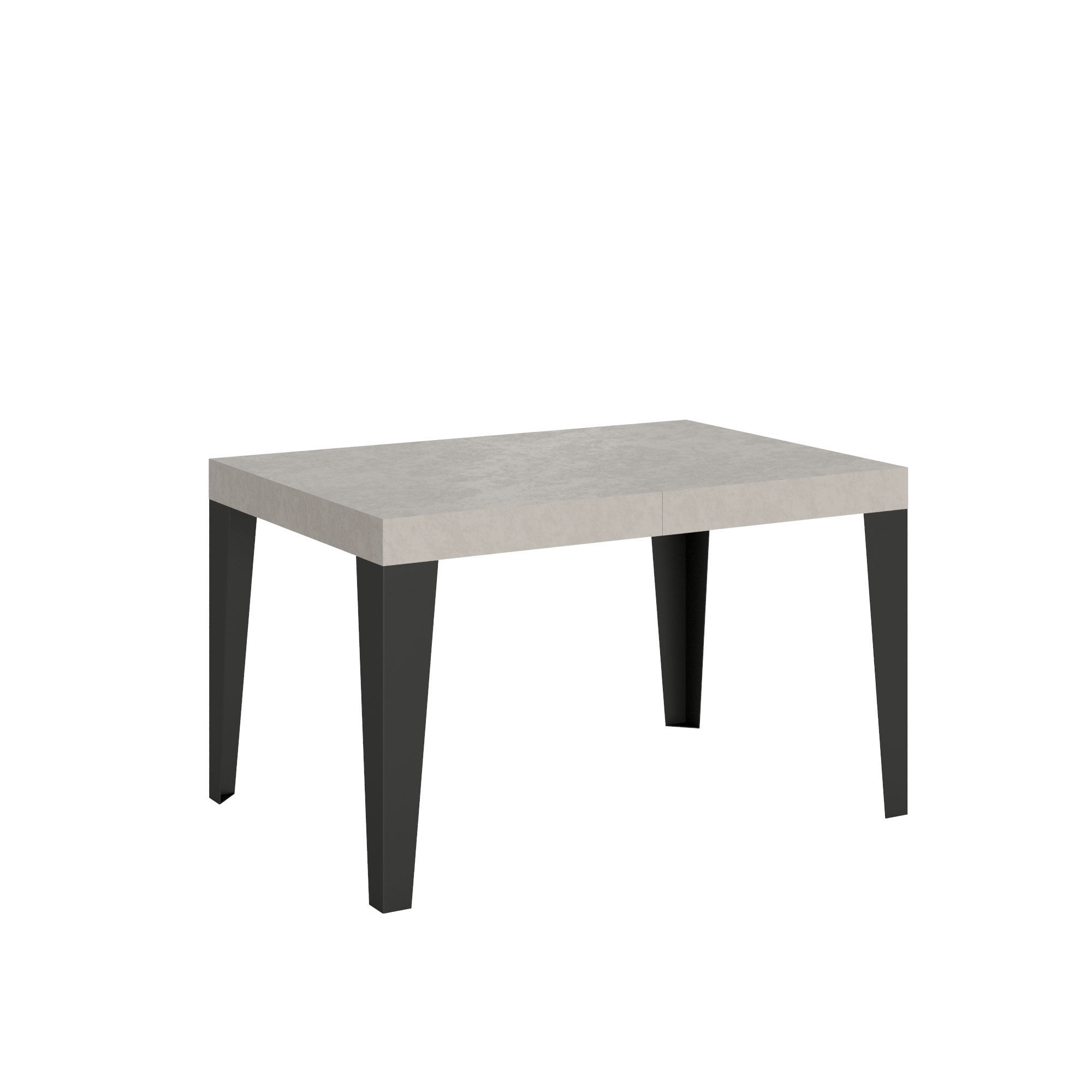 Mesa extensible 120/224x90 cm Flame cachemir patas antracita - Itamoby