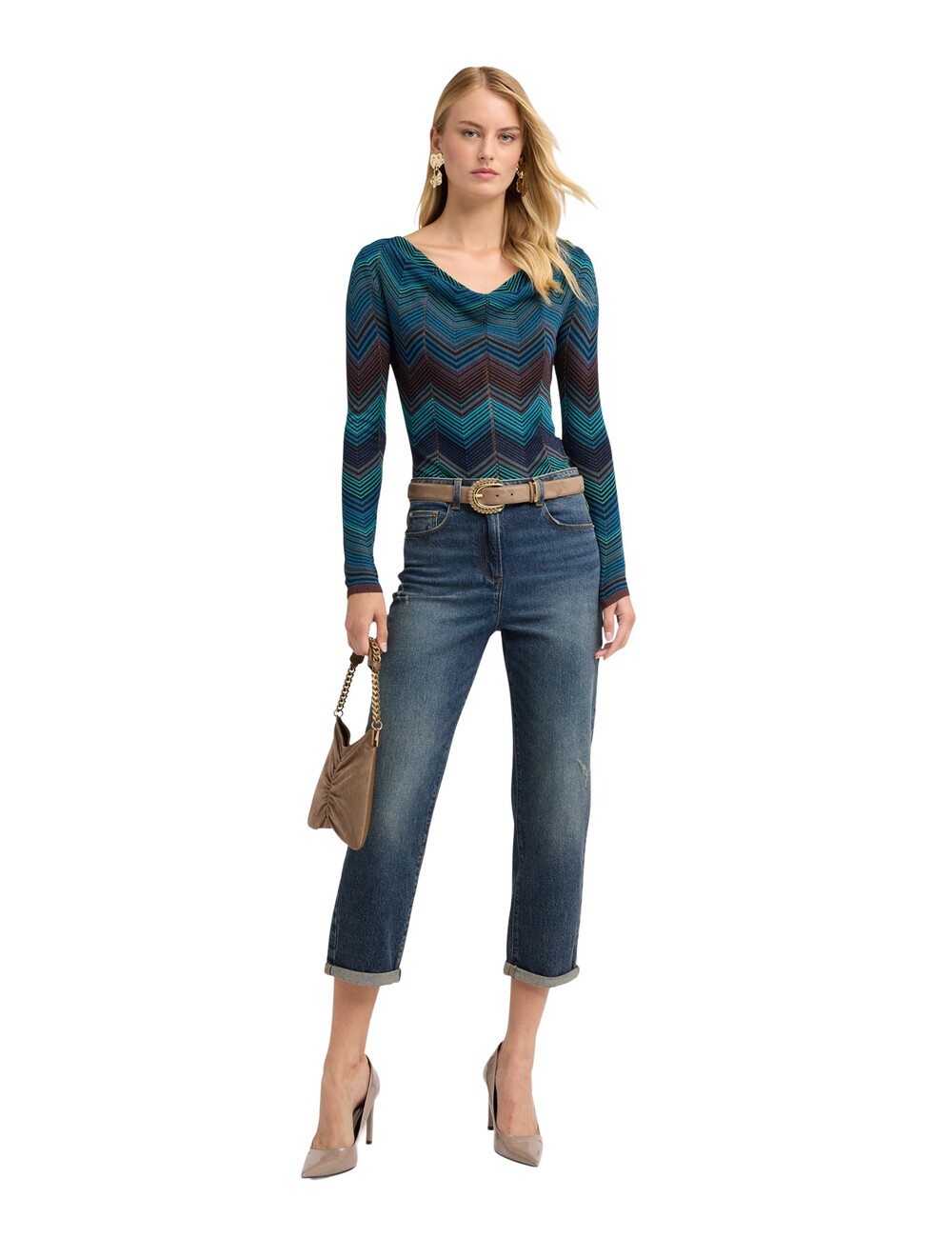 Motivi - Jeans boyfriend con dobladillo