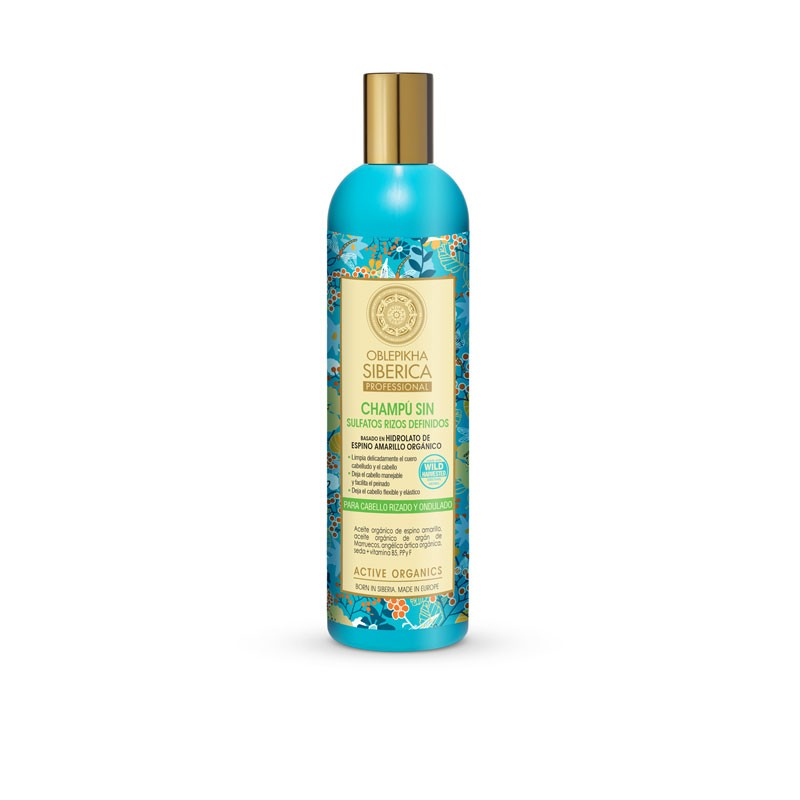Champú sin sulfatos rizos definidos 400 ml Natura Siberica