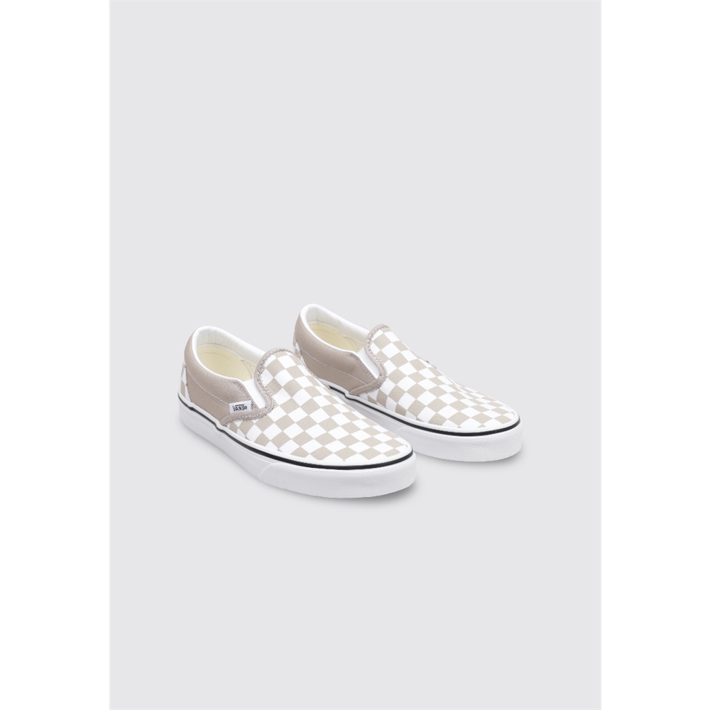 Vans Classic Slip-On Deportivas Planas Mujer Beige