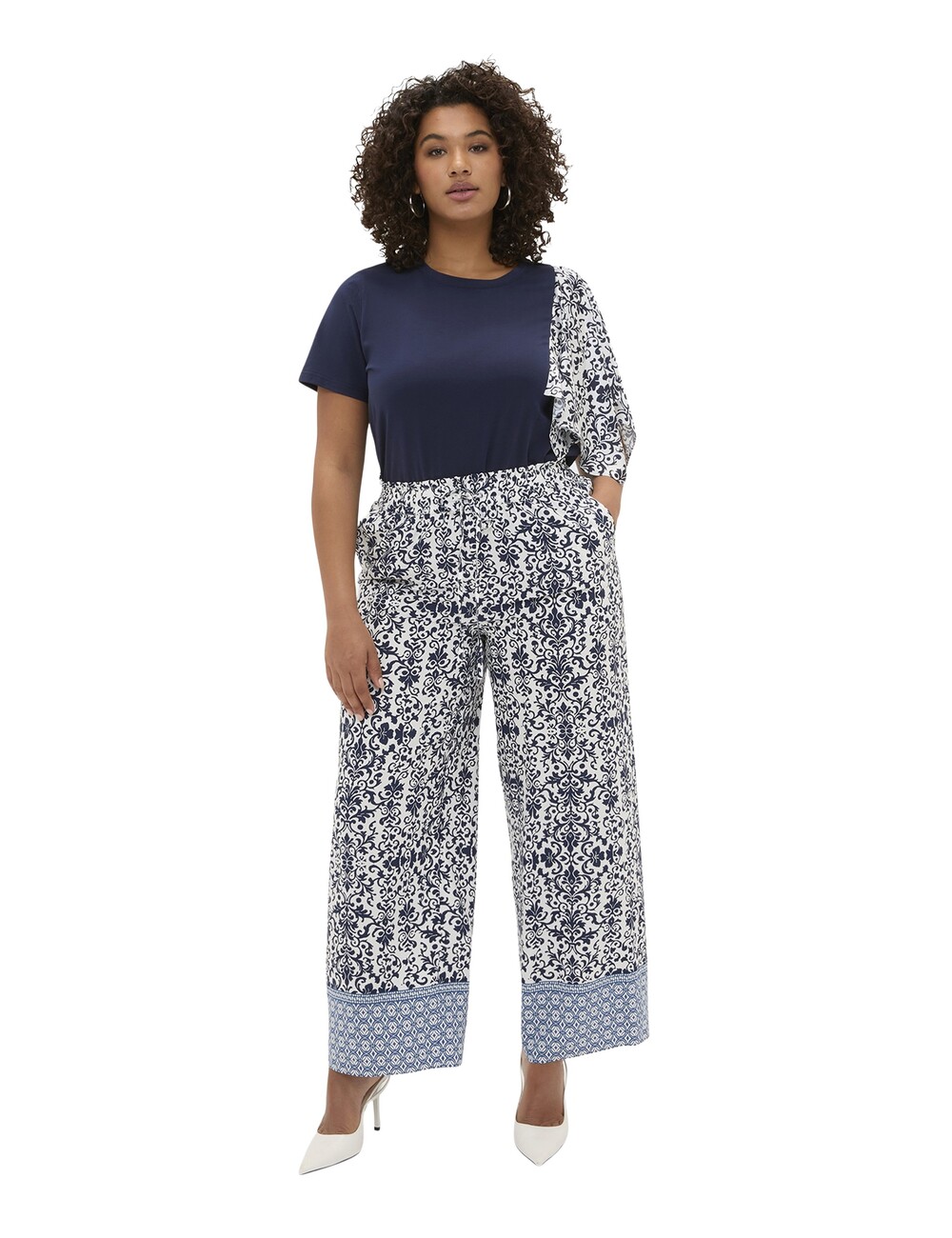 Fiorella Rubino - Pantalones Wide Leg de viscosa