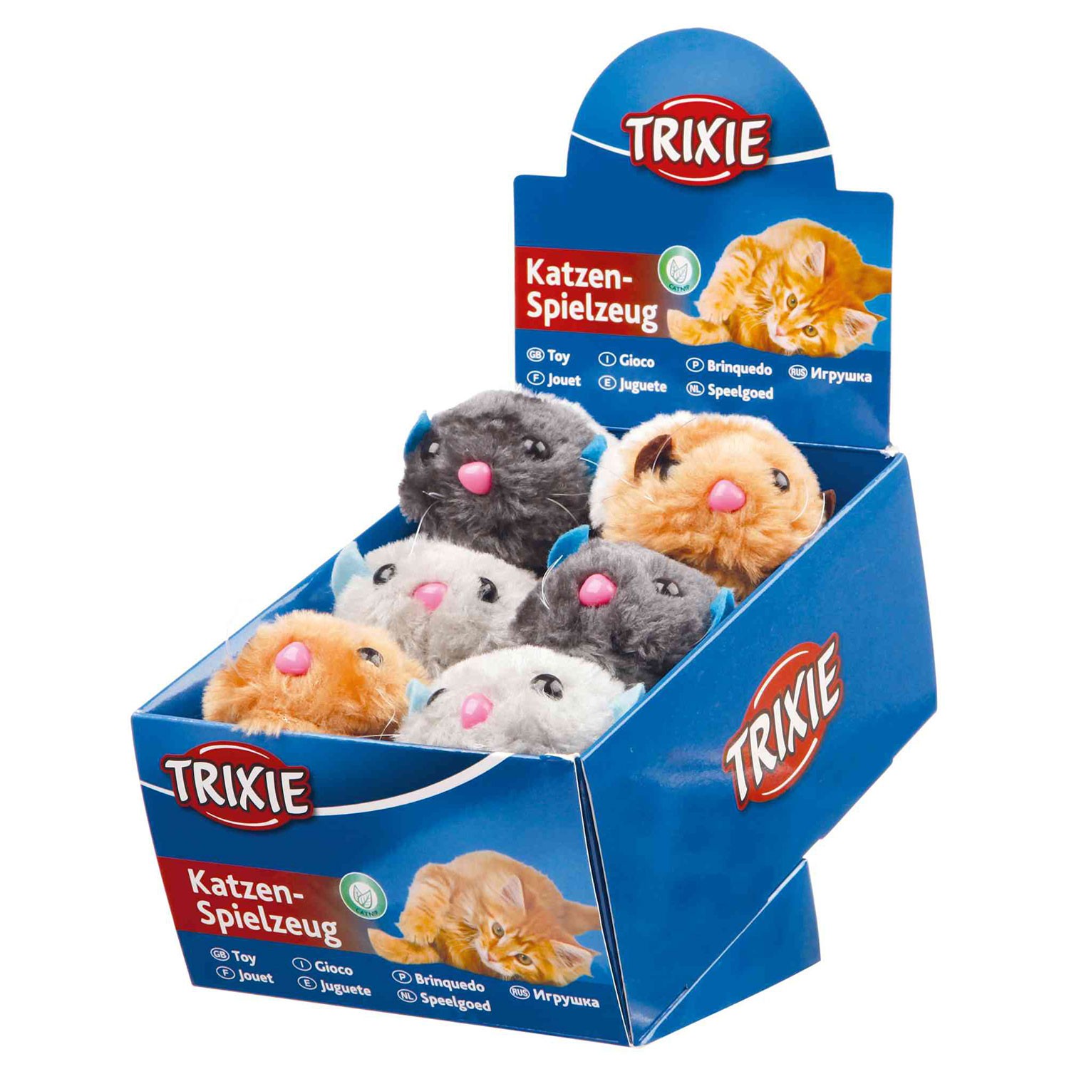 TRIXIE Surtido Juguetes Enrollables - Pack de 12 unidades