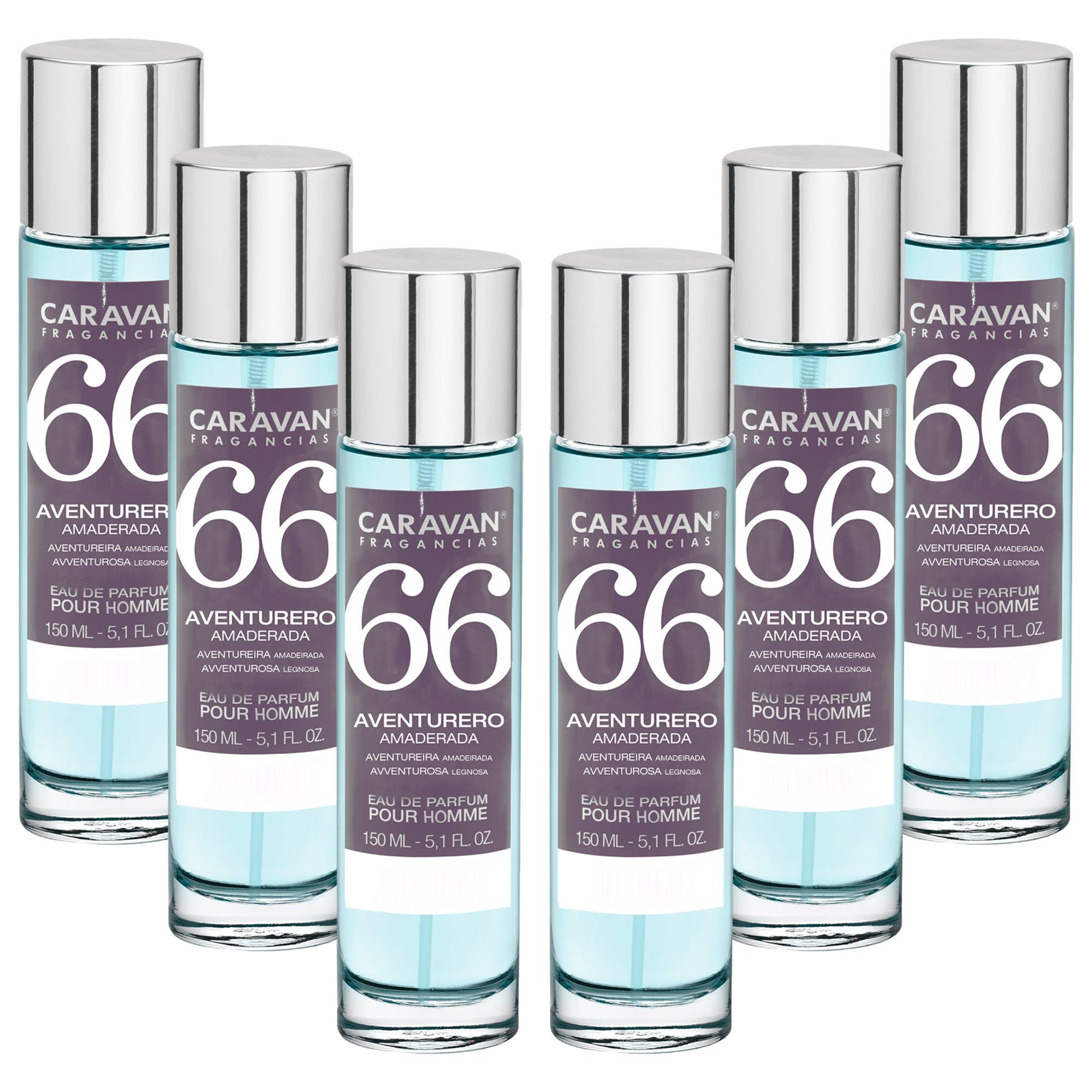 Caravan Fragancias Pack de 6x Perfume Caravan Hombre Nº11 - 150ml