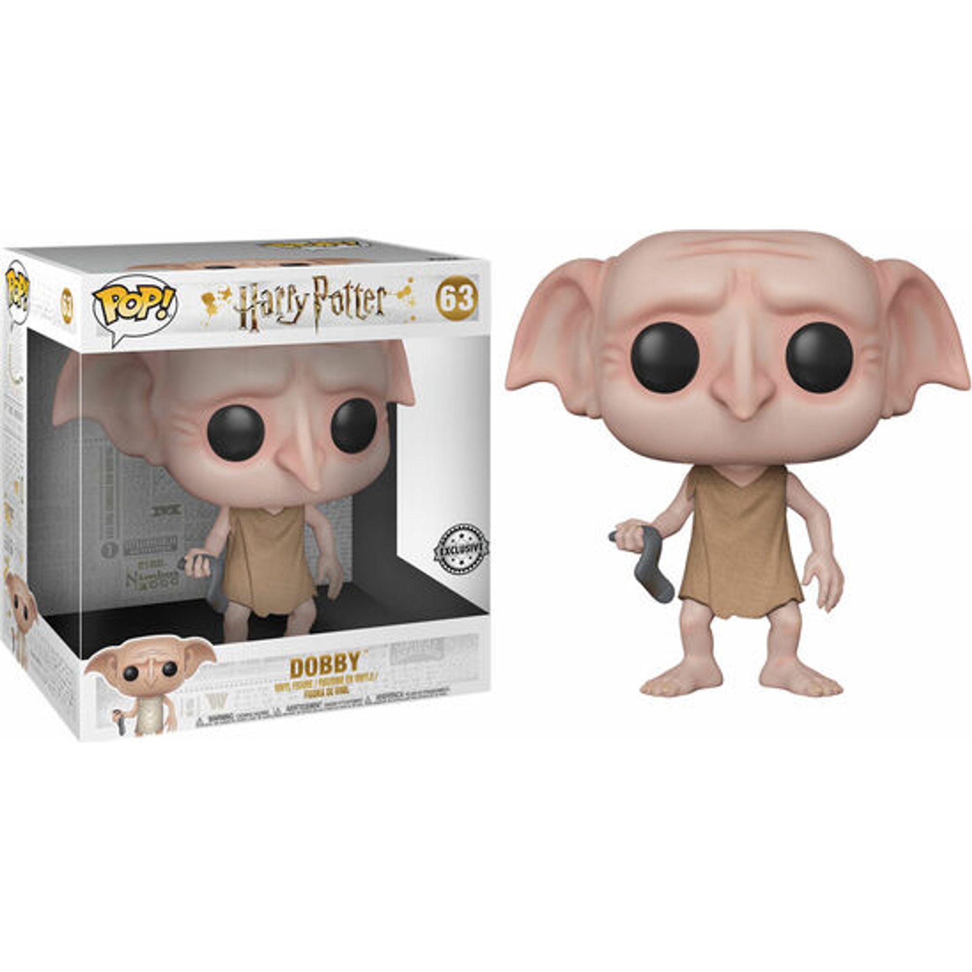 Funko - Figura Pop Harry Potter Dobby Exclusive 23Cm - Funko Pop Coleccionable De Edición Limitada - Funko Pop Diseño Detallado Y Realista - Funko Pop Ideal Para Regalo - Funko Pop Gran Variedad De Personajes