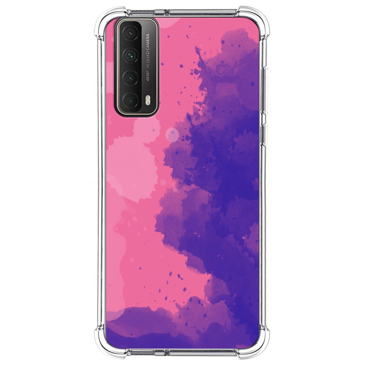 Funda Silicona Antigolpes para Huawei P Smart 2021 diseño Acuarela 07 Dibujos