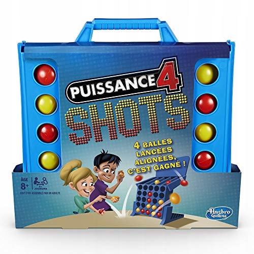 Hasbro PUISSANCE 4 SHOTS [SPE] Juego de mesa CONNECT 4 SHOTS