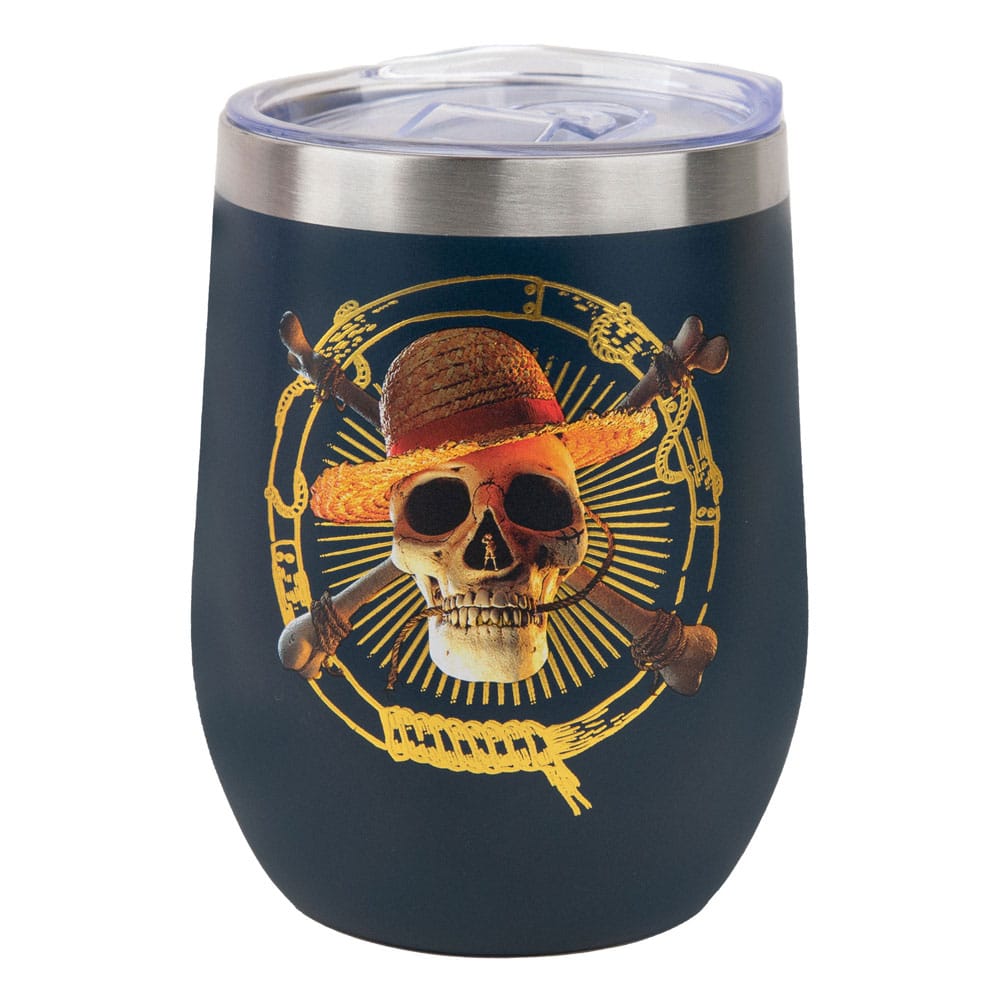Cinereplicas One Piece - Luffy Taza de viaje - Licencia Oficial