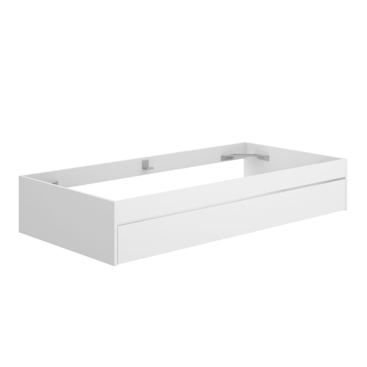 Aro de cama Lago con arrastre blanco 40x96x195 cm