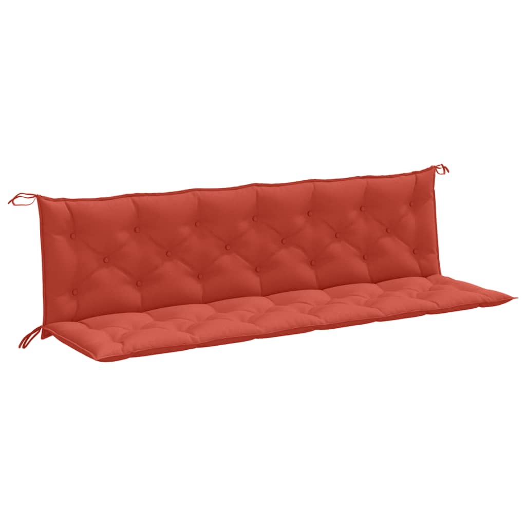 Vidaxl Cojines para Banco de Jardín 2 Uds Tela 200x50x7 Cm Antracita Melange