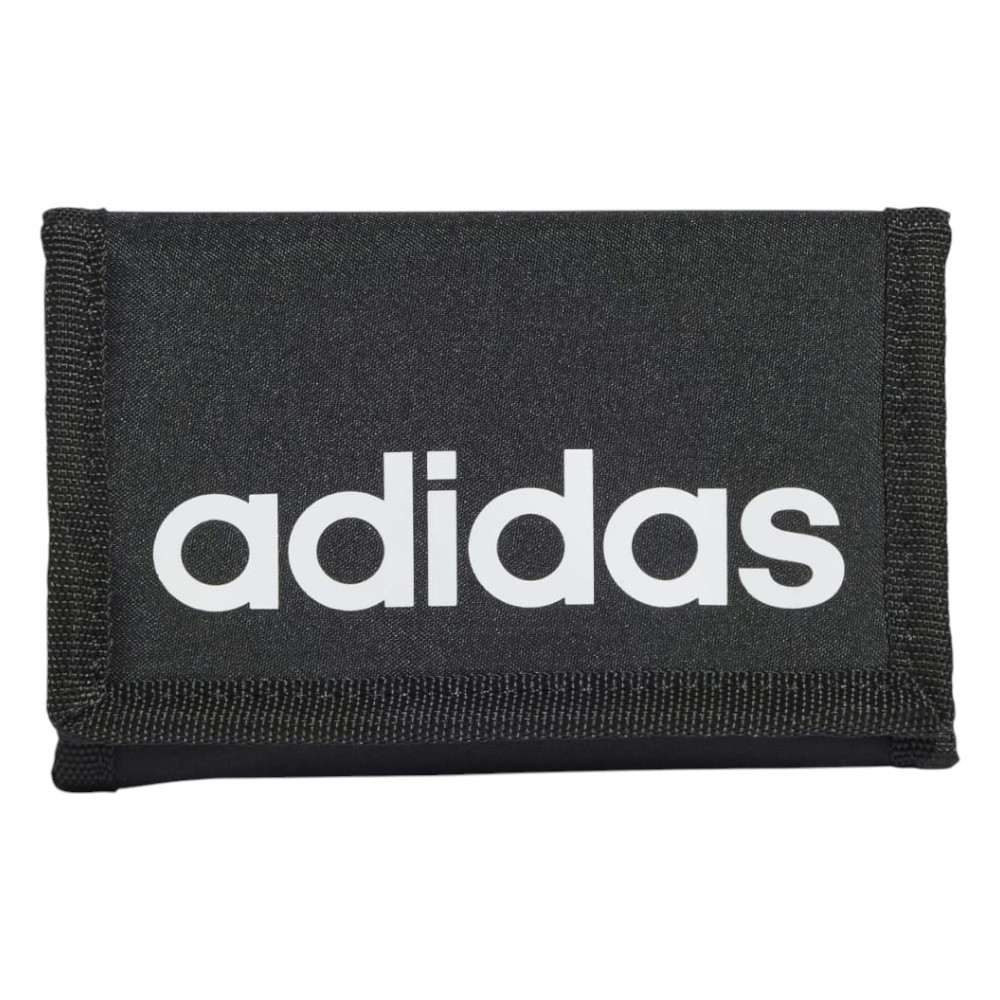 Cartera Adidas Linear Wallet Negro Blancas Je8346 Billetera