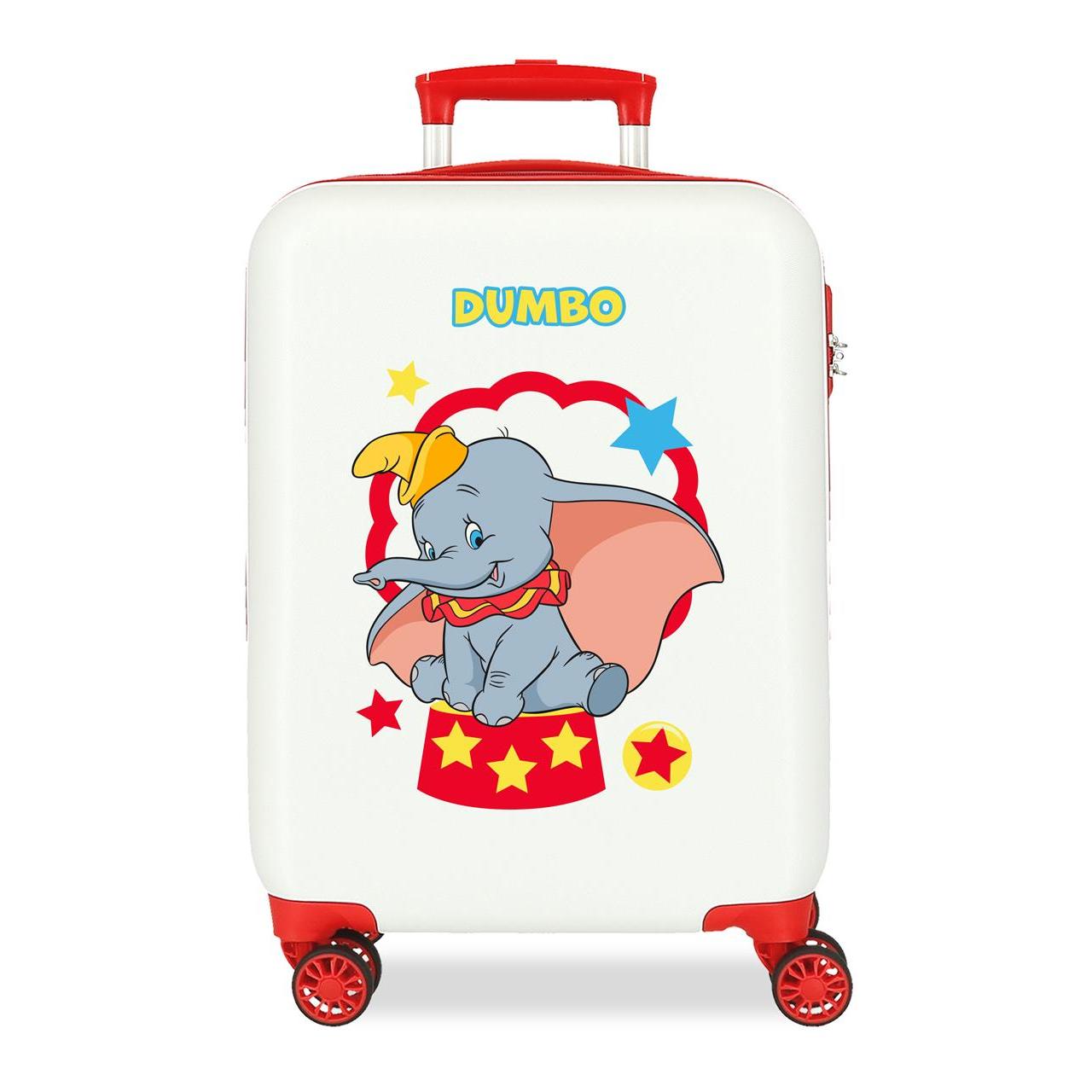 Maleta de cabina Disney Clasicos Blanco 55x38x20cm