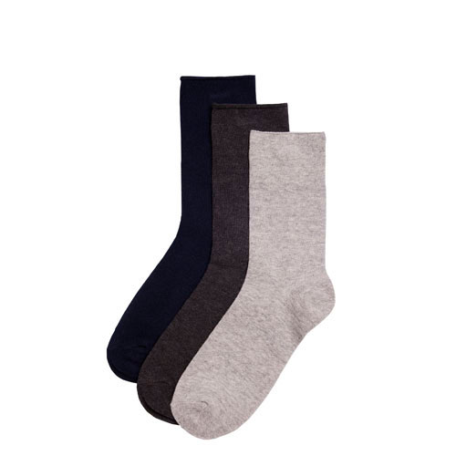YSABEL MORA - 12927 Pack de 3 Pares Calcetín mujer algodón