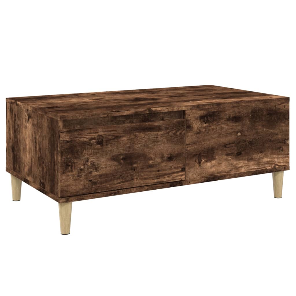 Vidaxl Mesa de Centro Madera Contrachapada 90x50x36,5 Cm Blanco