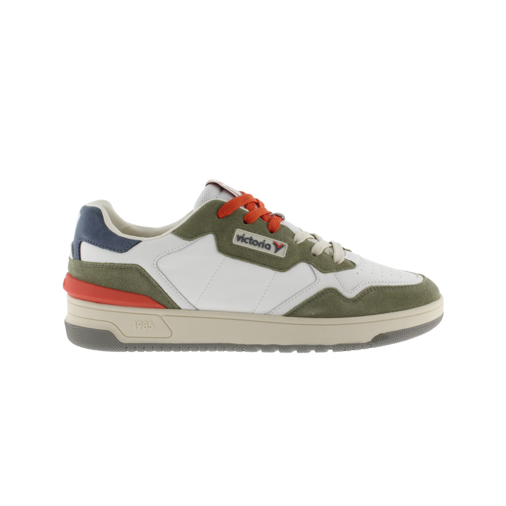 Victoria 1985 C80 Zapatillas de piel con piezas de color y serraje 8800128