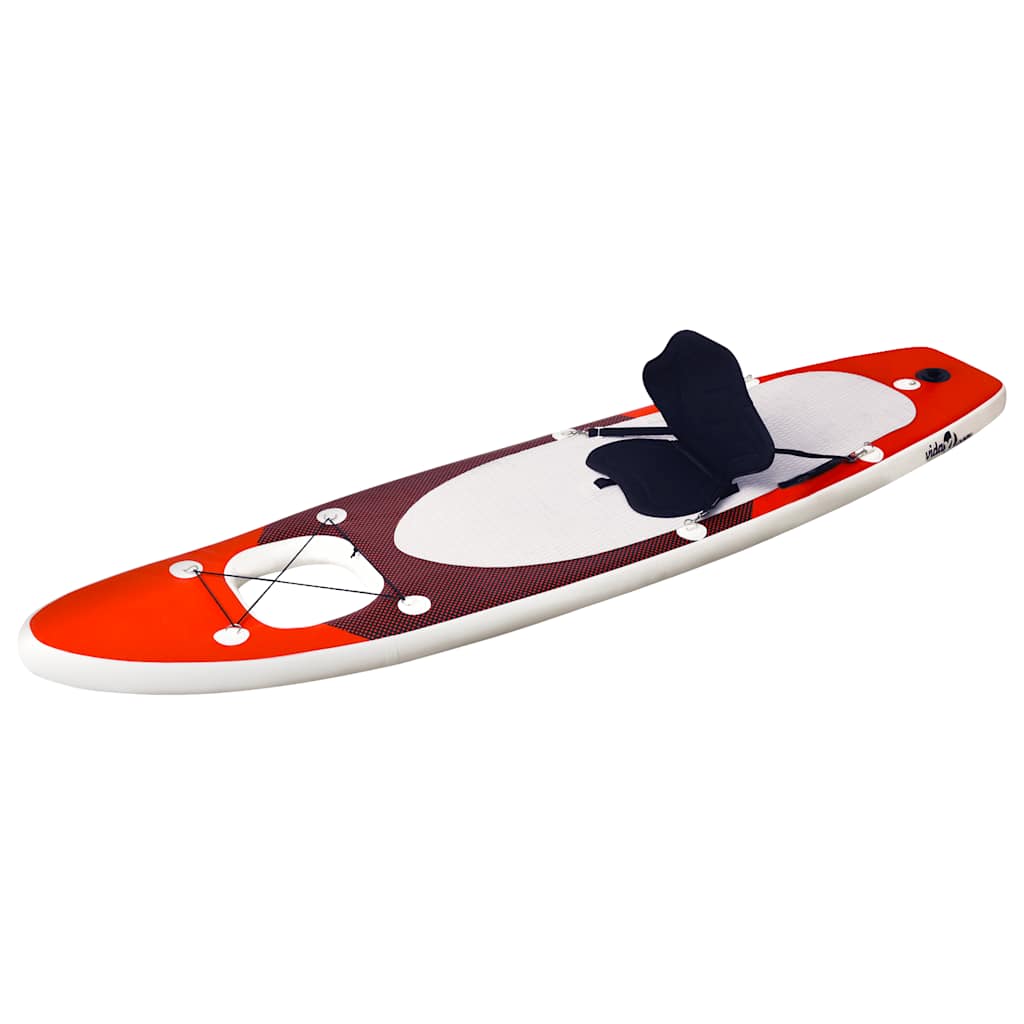 vidaXL Set de Tabla de Paddle Surf Hinchable Marino 330x76x10 cm Piscina Color Azul mar,  Negro,  Rojo y mas