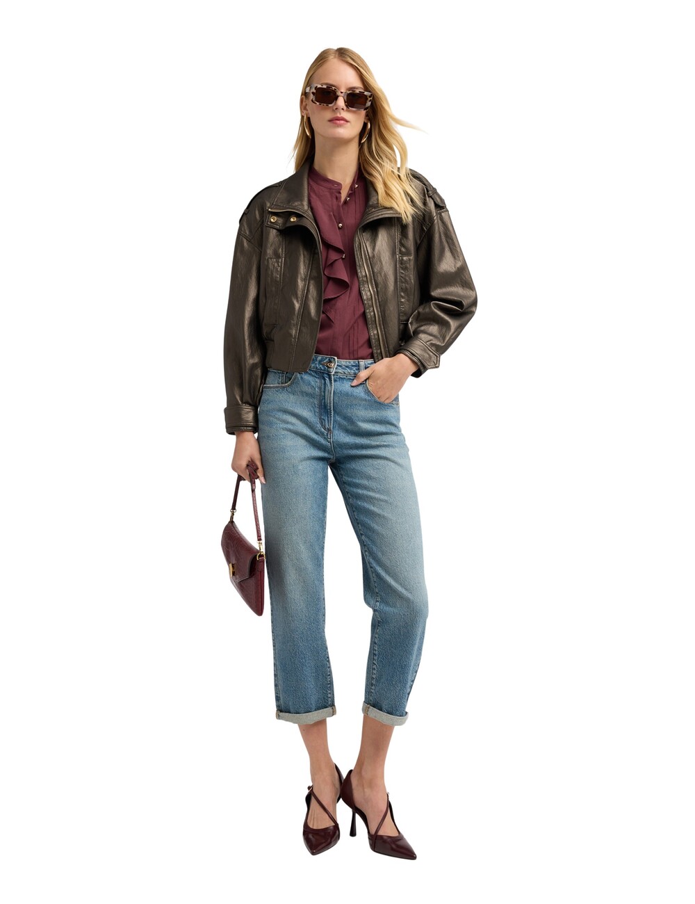 Motivi - Jeans boyfriend con dobladillo