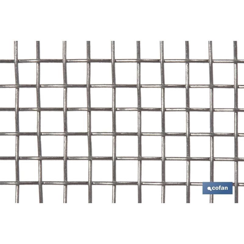 Malla electrosoldada galv.19x19x1,4mm (1,0x25m)