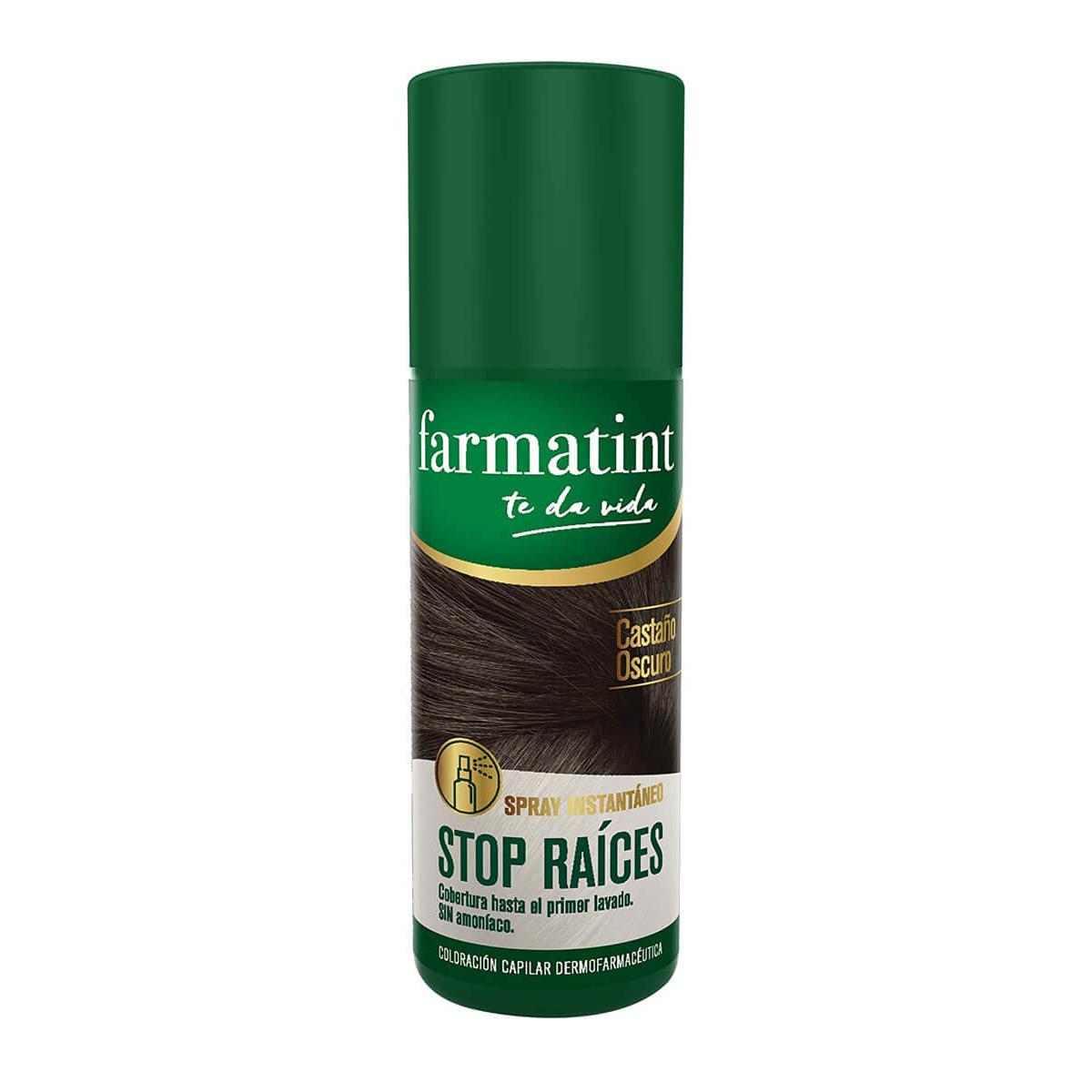 Farmatint - Farmatint stop raíces castaño oscuro 75ml