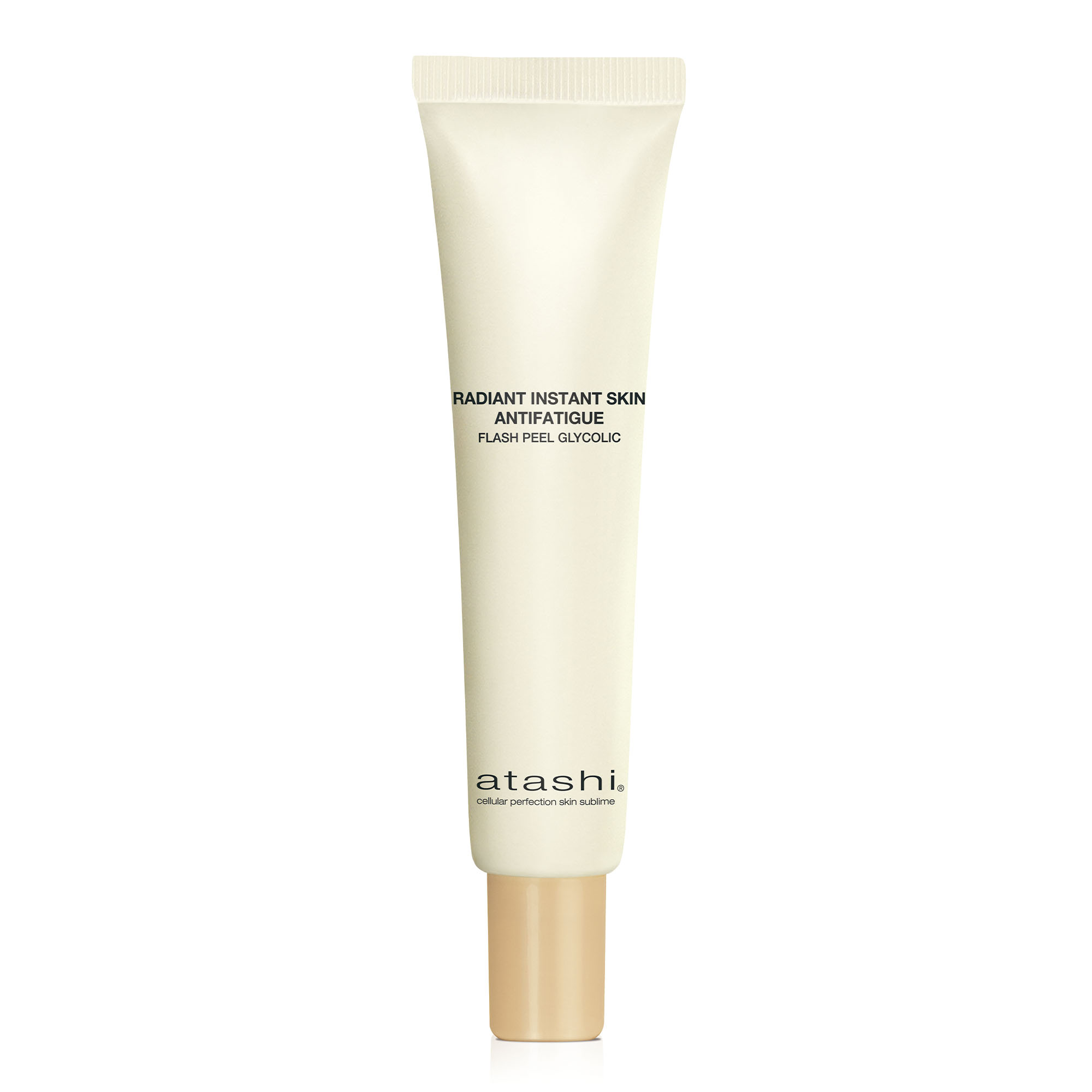 Atashi Firmeza Y Luminosidad | Radiant Instant Skin Antifatigue | Gel | Exfolia e Hidrata | Exfoliante Facial Ácido Glicólico Y Ácido Hialurónico | Piel Suave Y Luminosa | Todo Tipo De Piel. 40ml