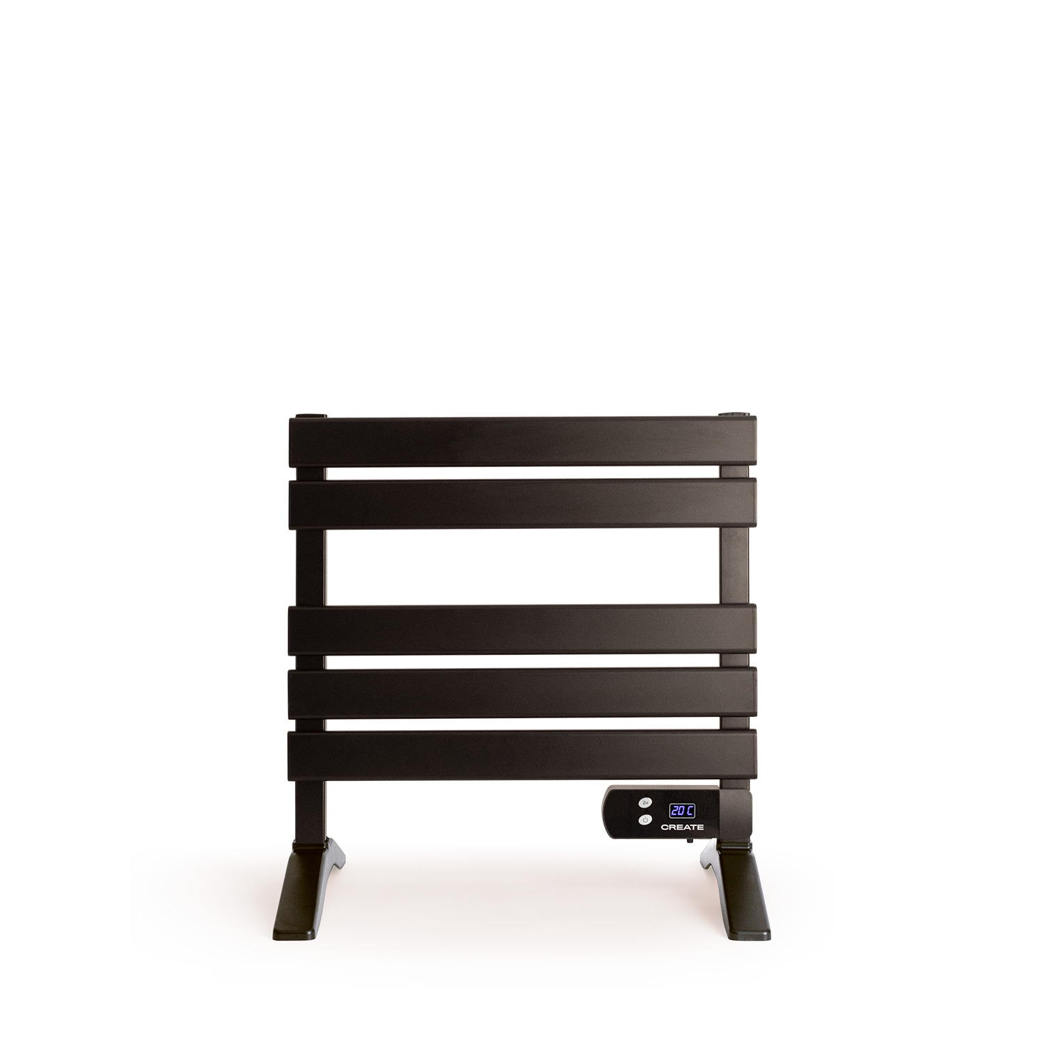 CREATE - Calefactor toallero eléctrico, temporizador, con accesorios (patas y estante adicional) - WARM TOWEL MINI 150W
