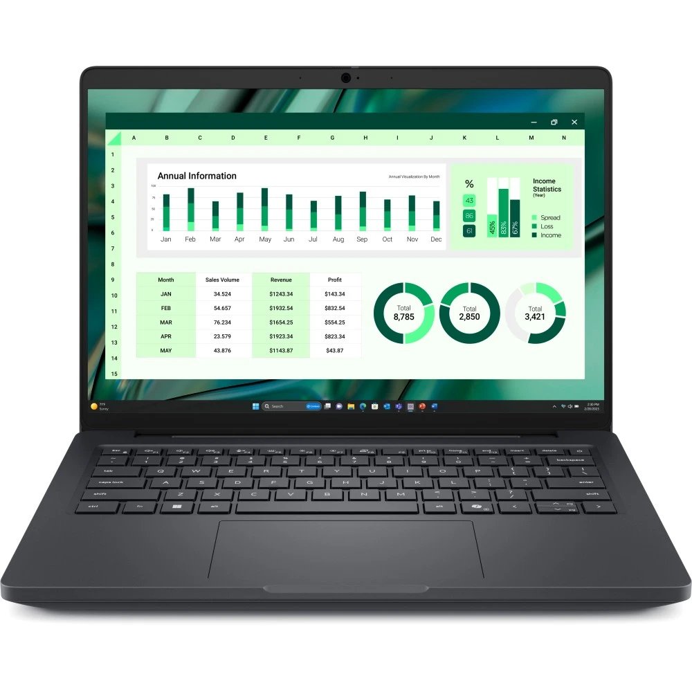 Pc portátil Intel Core Ultra 7 265H 14" Windows 11 Pro Dell PRO MAX 14 U7 - 265H Ram 16 GB Disco 512 GB  | SSD NVMe, Carga rápida, Negro