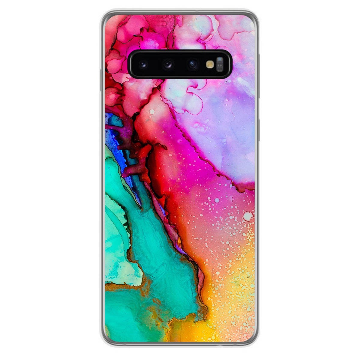 Tumundosmartphone Funda Gel Tpu para Samsung Galaxy S10 diseño Mármol 15 Dibujos