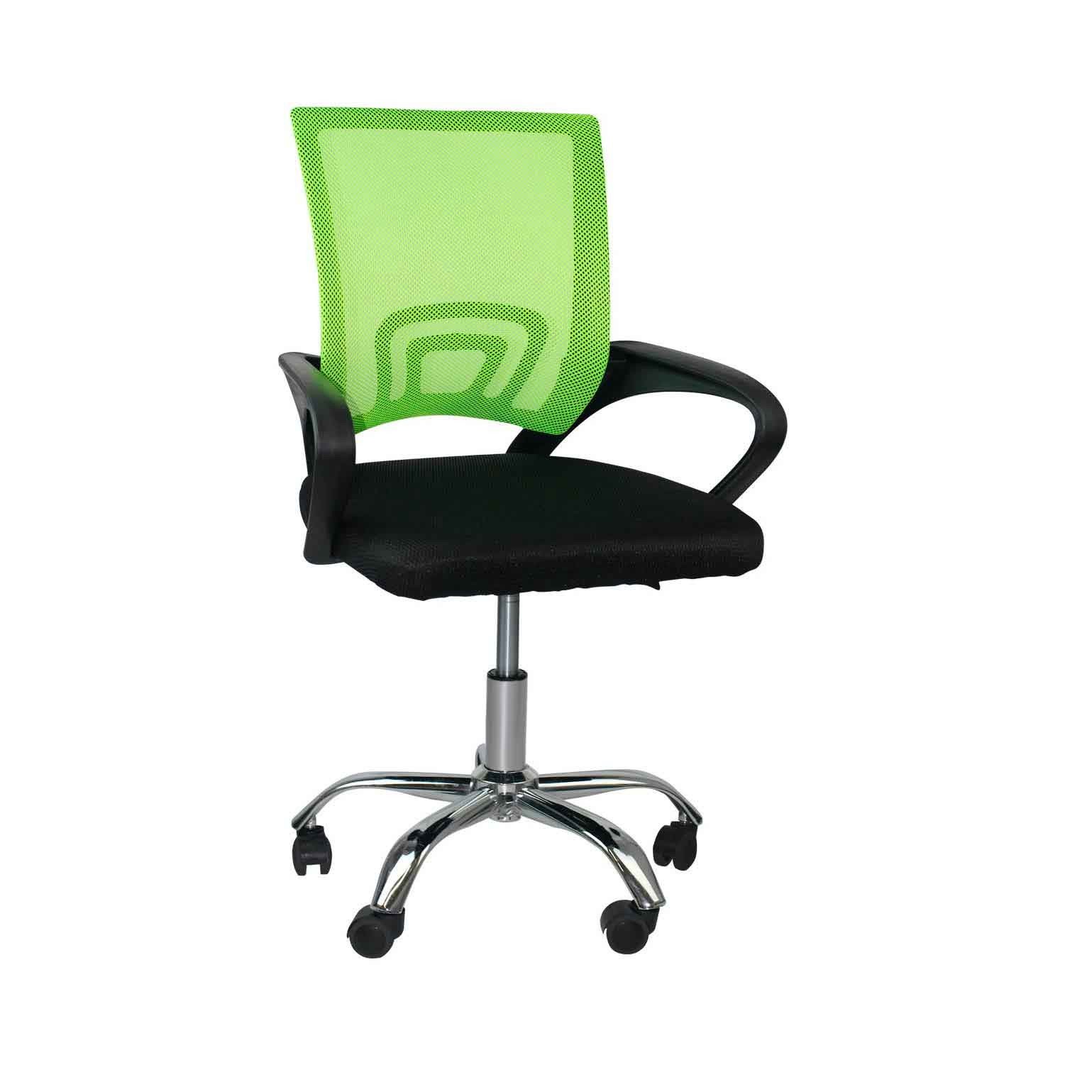Thinia Home - Silla de Escritorio Classic, Oficina y Despacho, Home Office, Respaldo Malla Transpirable, Soporte Lumbar, Reposabrazos, Altura Ajustable, Ergonómica, 52x65x(86-95)cm
