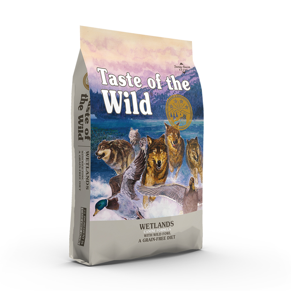 Taste of the Wild Wetlands Grain Free - Pienso para perros sin cereales, con carne de Pato y pollo