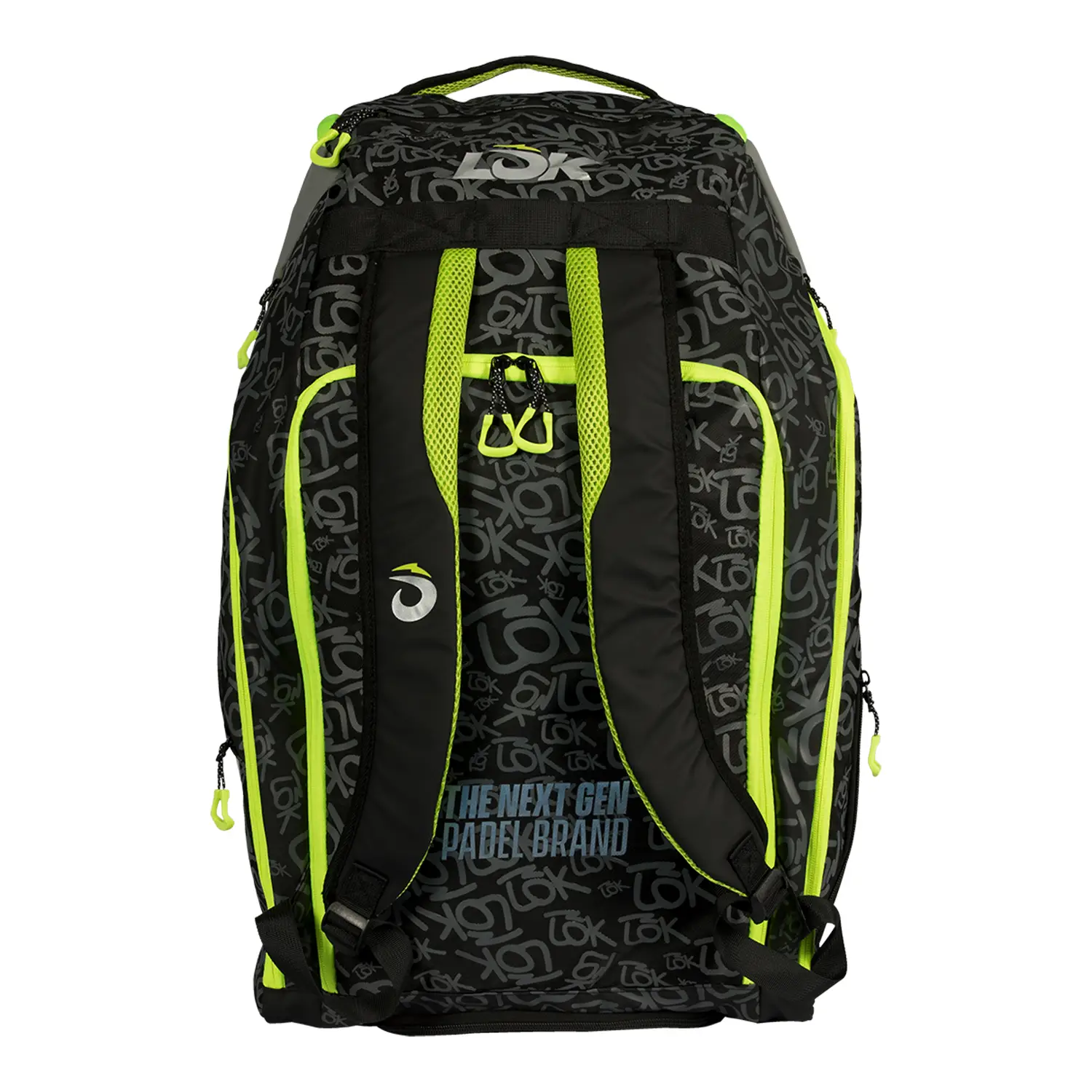 Paletero para Pálas de Padel Paletero Lok Maxx Gen 2 Negro/lima Lb1pa2u16