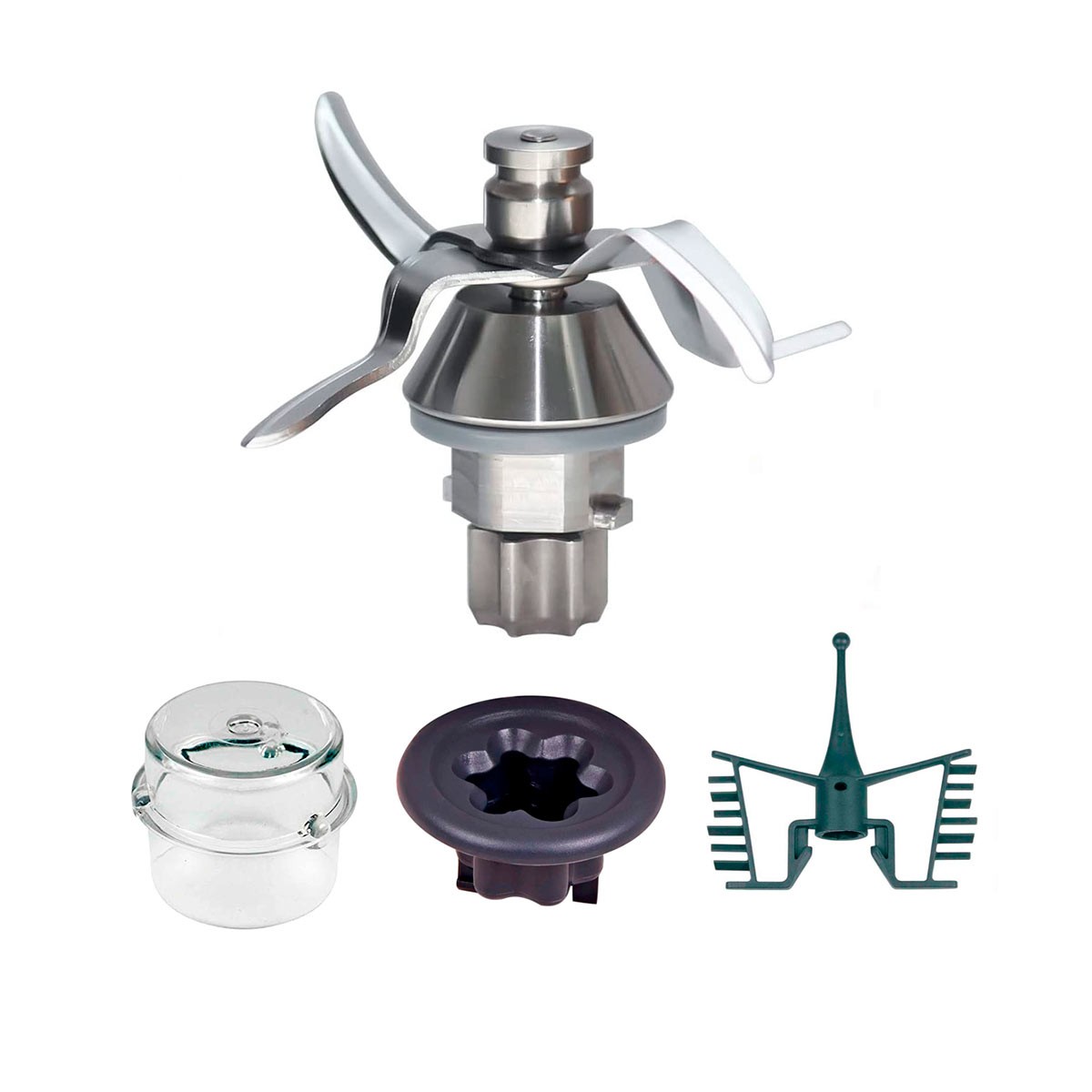 Repuestos Thermomix TM31 (Cuchilla + Mariposa + Cubilete + Junta Motor)