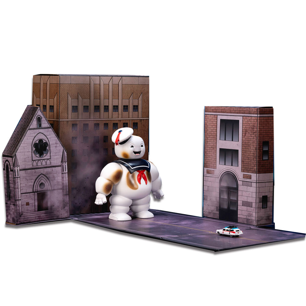Jada Toys Ghostbusters Nano Scene Stay Puft Marshmallow Man Diorama Next Level