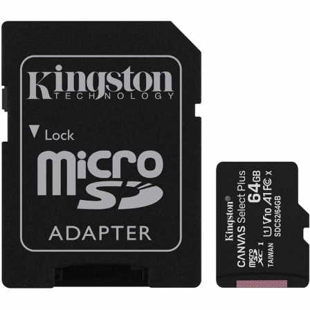MEMORIA MICRO SD KINGSTON CLASE 10 64GB 100MB/S