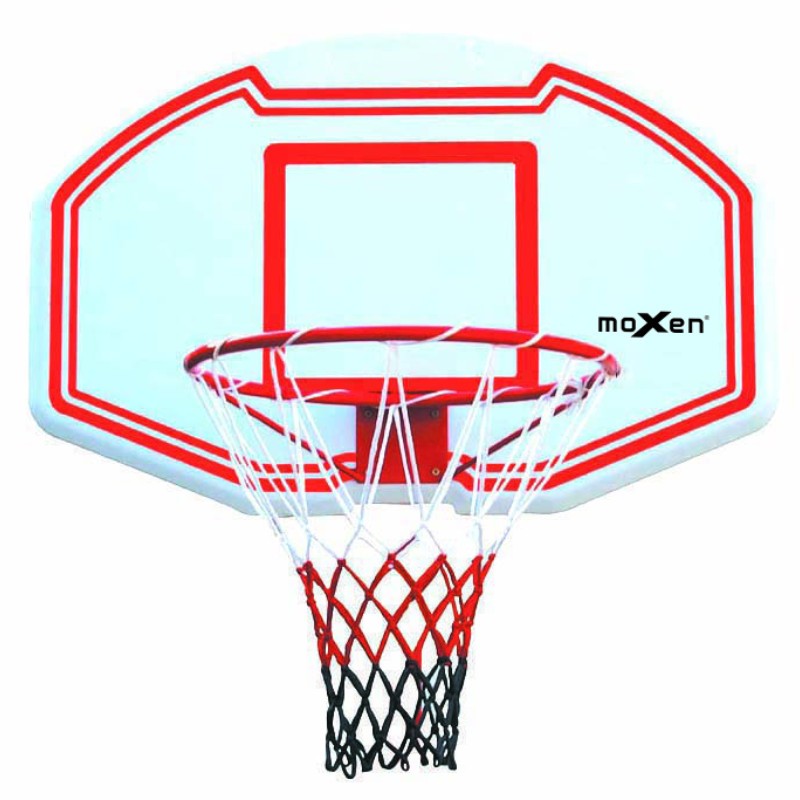 Vital Set Tablero Baloncesto MOXEN DUNK Polietileno Resistente Ligero 90x60cm Aro Ø 45cm