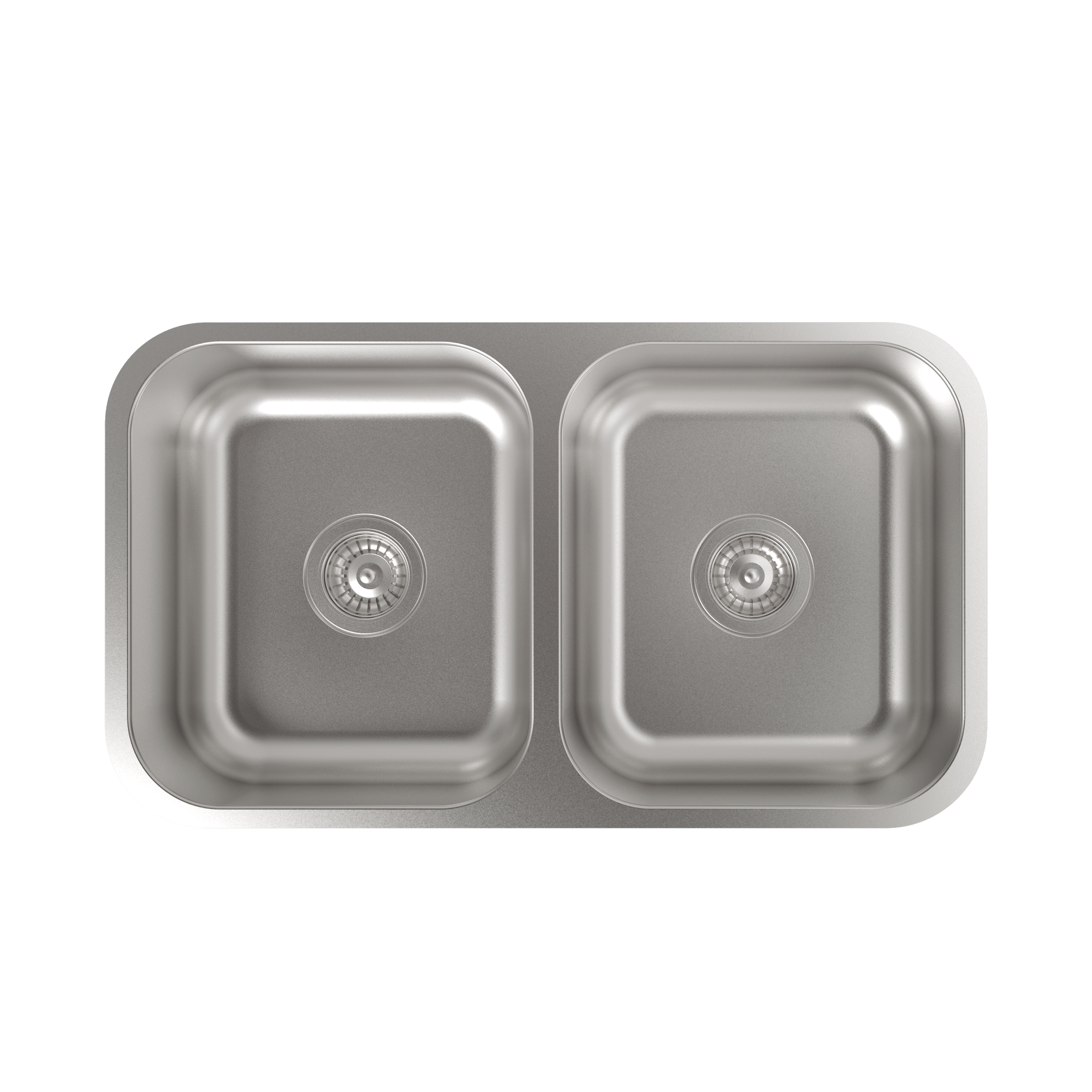 Cata Fregadero CB-2 Doble Cubeta Cuadrada Instalación Mueble 90 cm Profundidad Cubeta 20 cm Acero Inox Dimensiones: 78 x 45 cm Grosor 0,9 mm Accesorios Incluidos Color Gris