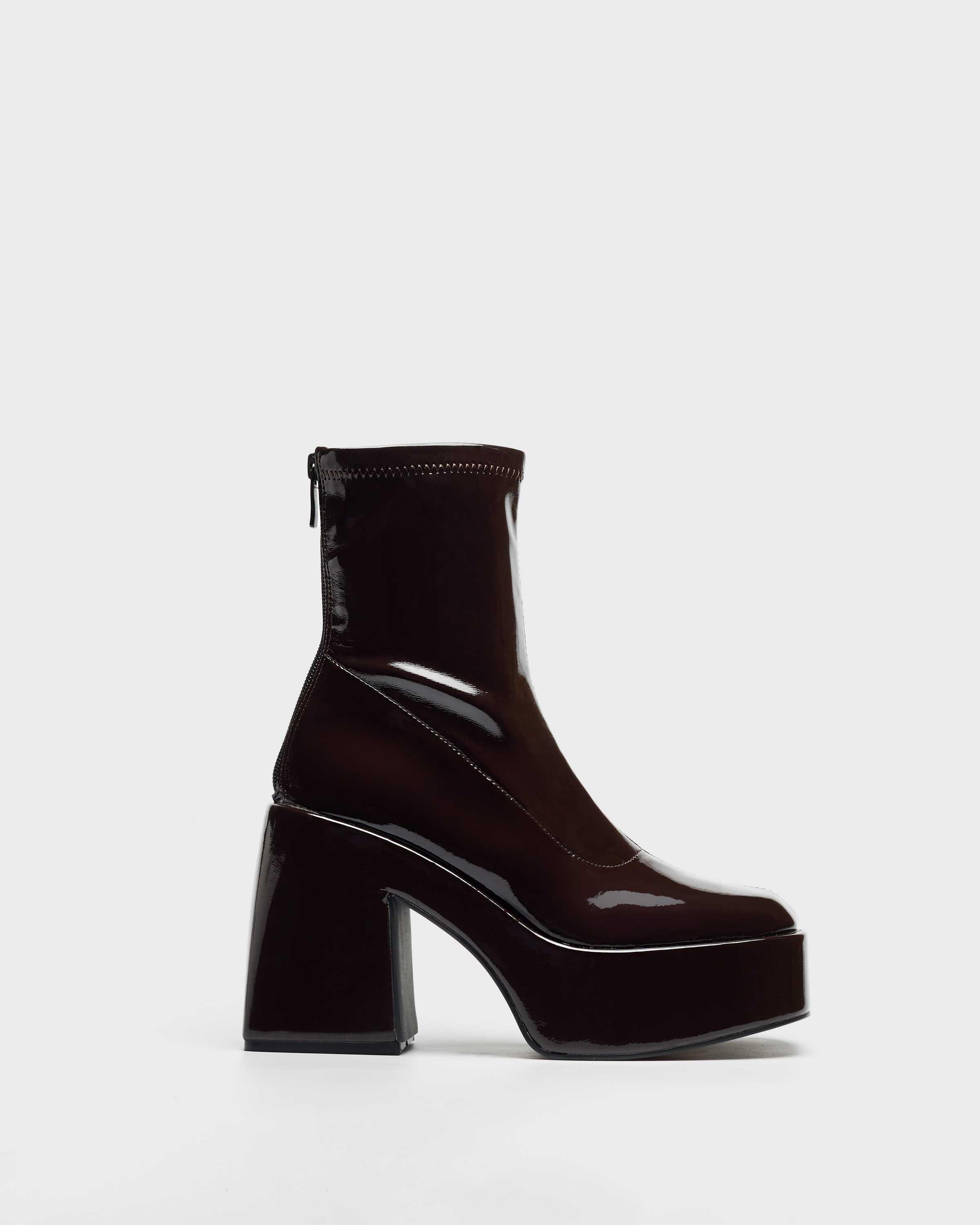 Mim Shoes ADELE AZUL MARINO Sandalias de tacón Mujer Cuero PU