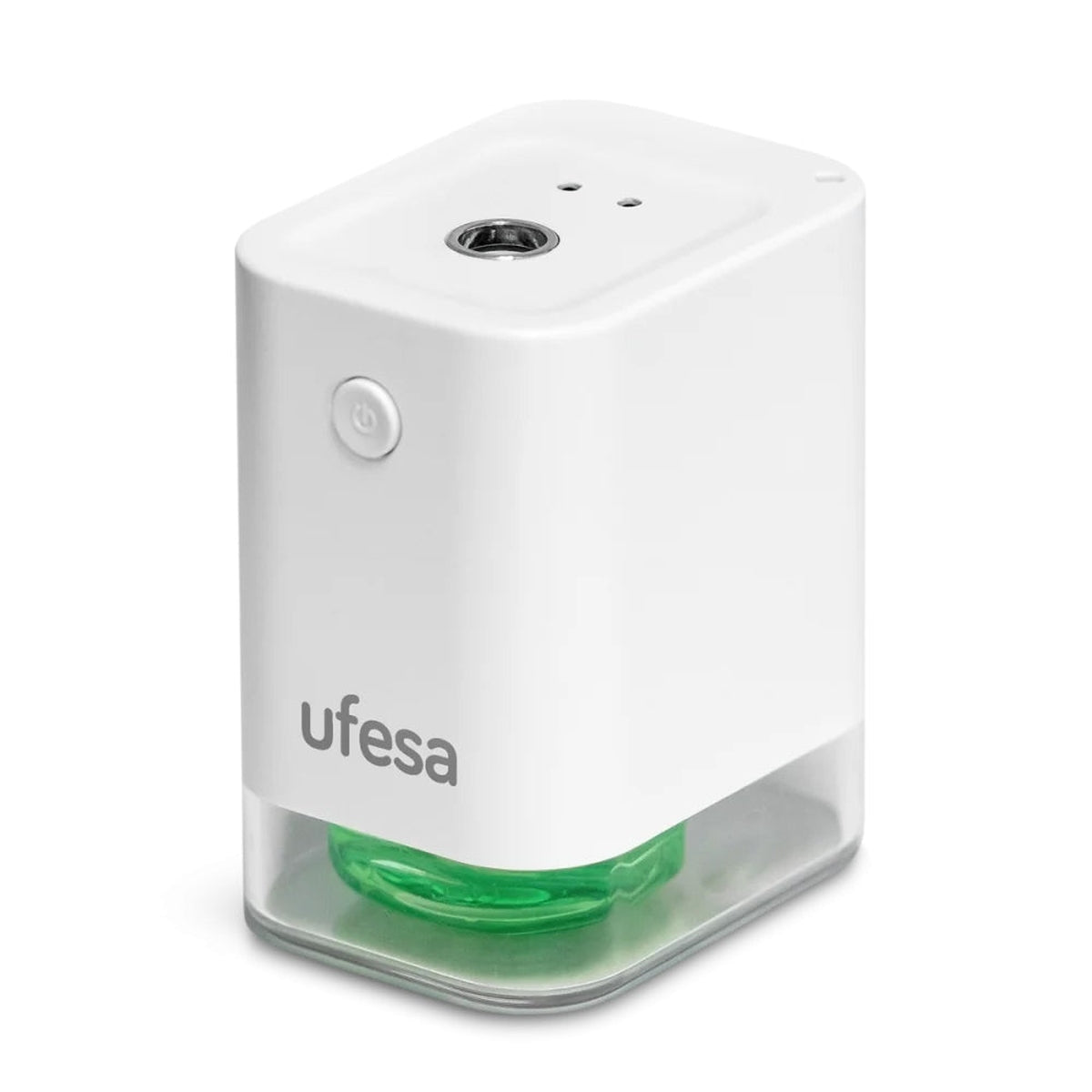 Ufesa - Dispensador de alcohol DM45P portátil para desinfección rápida y segura en hogar y negocio, ideal para limpieza de manos sin contacto, cómodo y eficaz