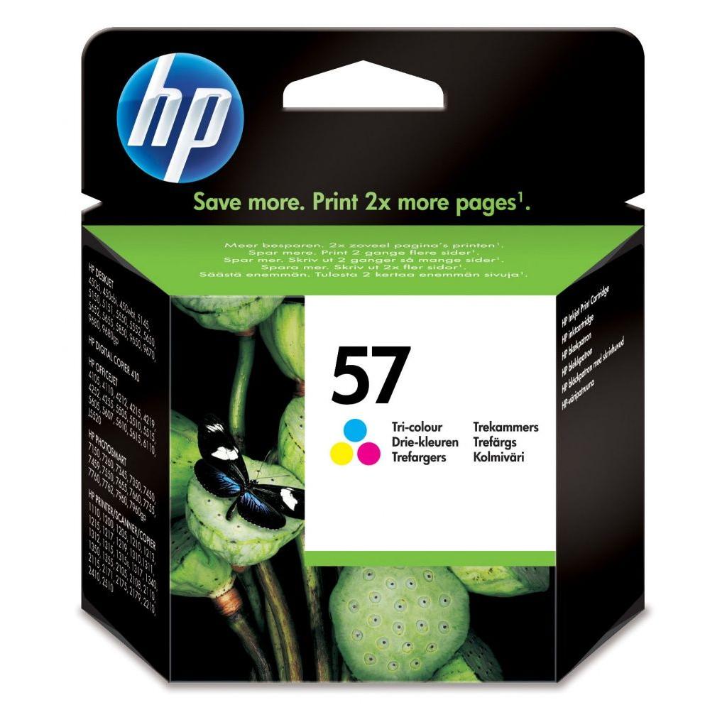 HP - Cartucho de tinta original C6657AE#ABE para impresoras HP, rendimiento de 500 páginas, fórmula a base de agua, ideal para documentos y fotos