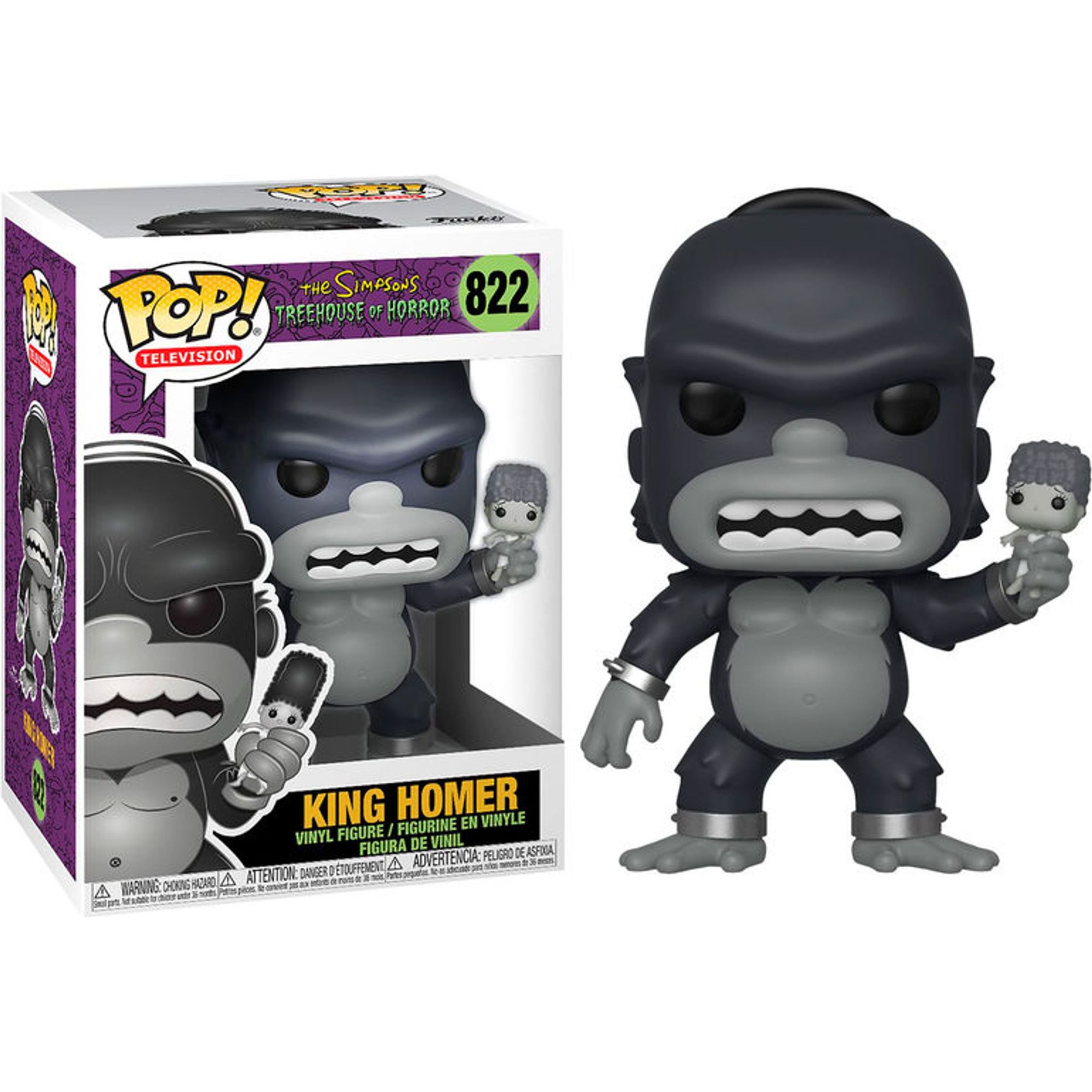 Funko - Figura Pop Simpsons King Homer - Funko Pop Coleccionable De Edición Limitada - Funko Pop Diseño Detallado Y Realista - Funko Pop Ideal Para Regalo - Funko Pop Gran Variedad De Personajes