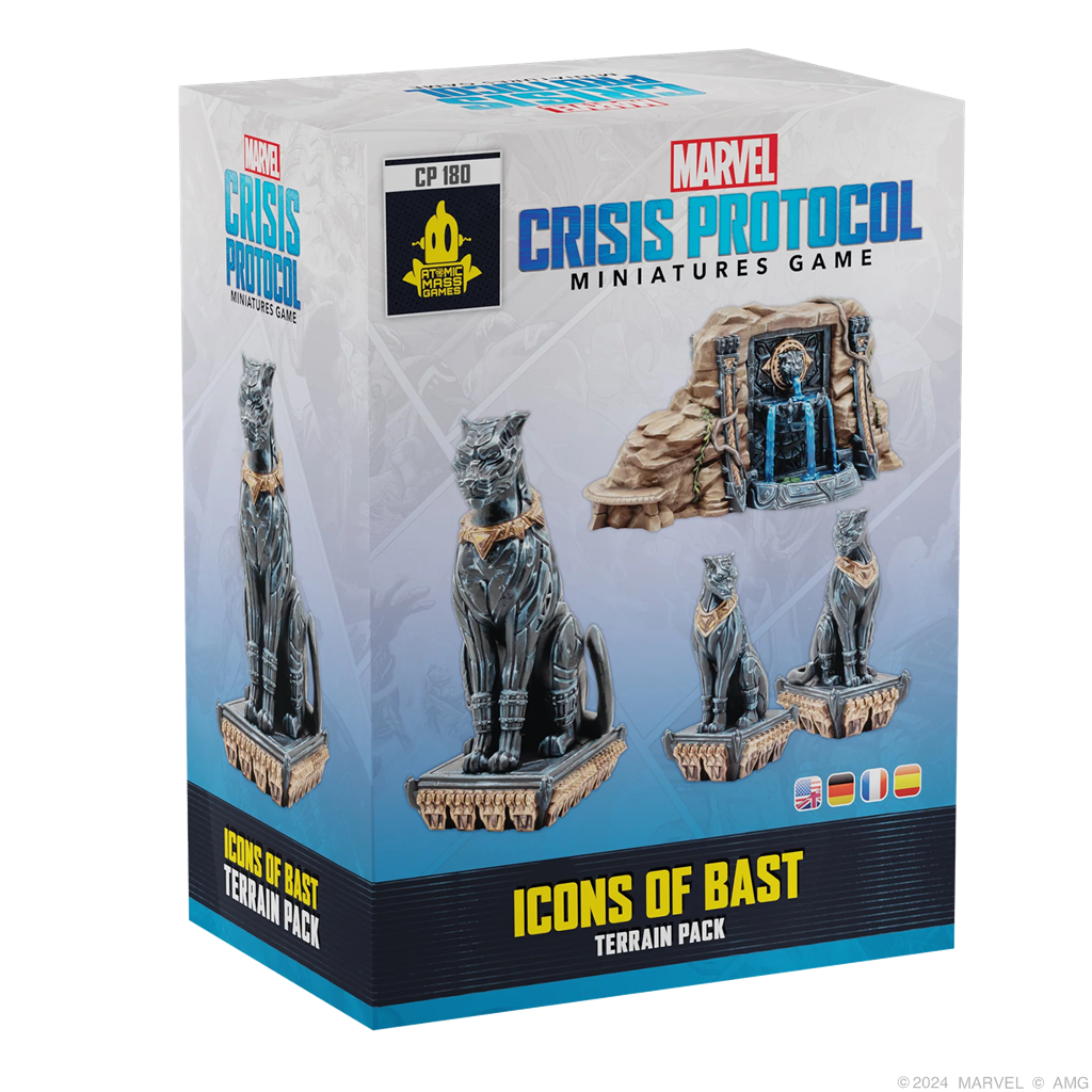 Asmodee - Juego de mesa MCP: Icons of Bast Terrain Pack