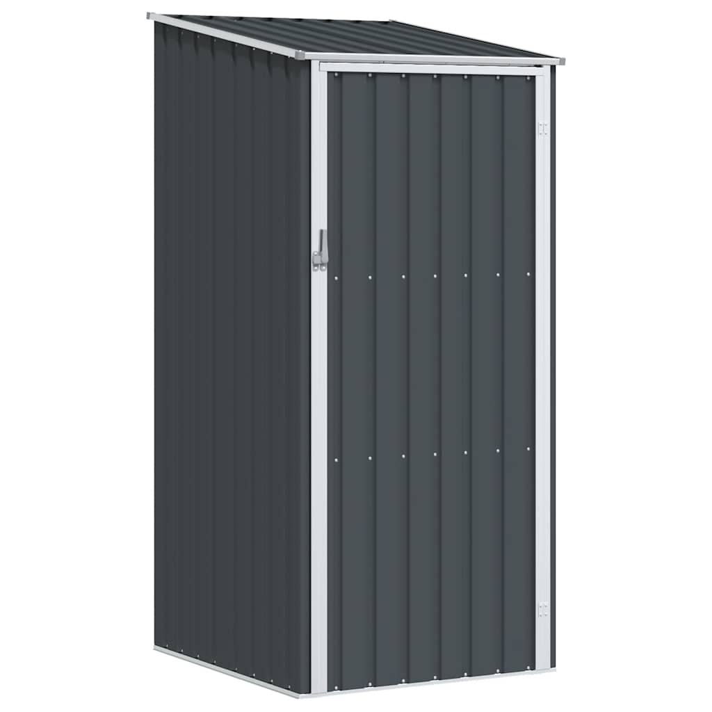 vidaXL Cobertizo de jardín acero galvanizado antracita 87x98x159 cm