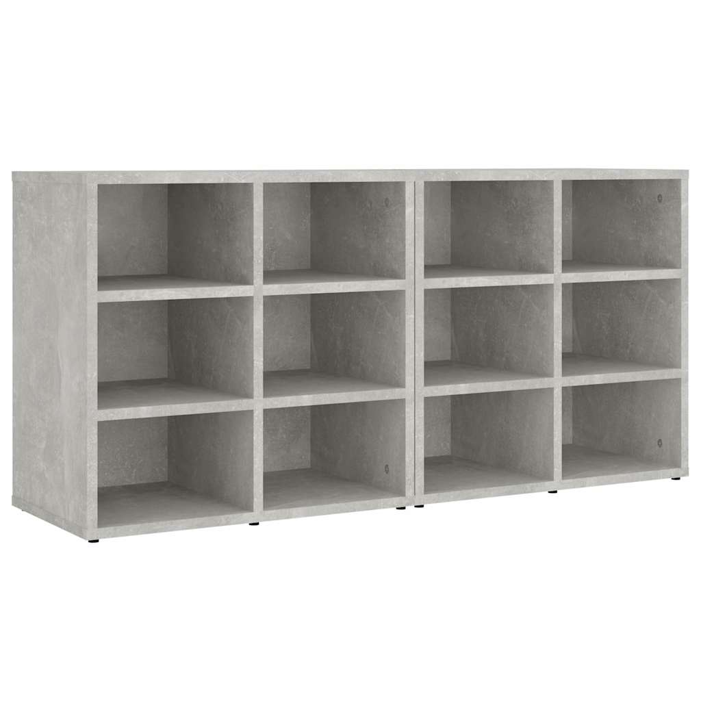 vidaXL Zapateros 2 uds madera vieja 52x30x50 cm en color Madera antigua/Roble artisan/Roble Sonoma y más