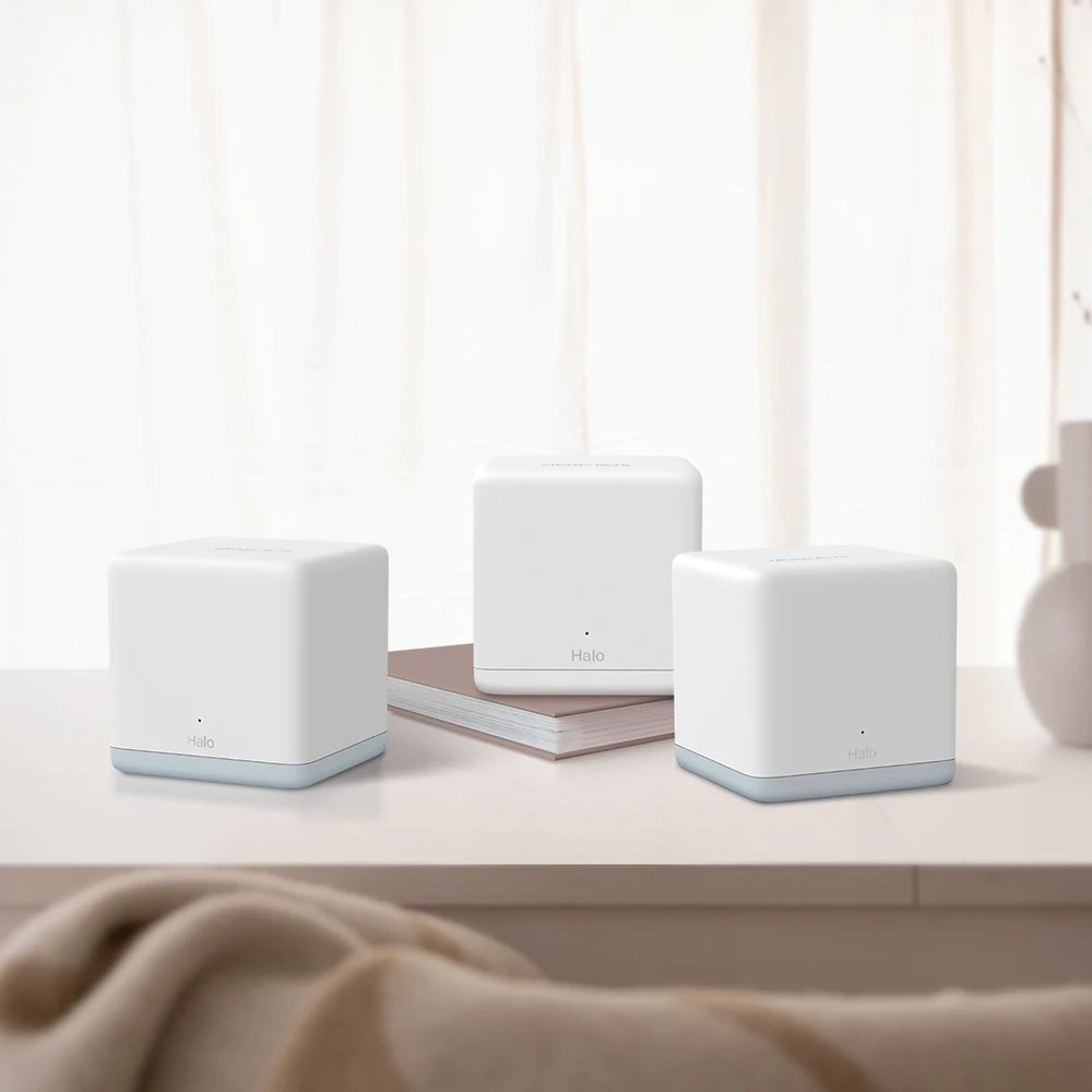 Wifi Link 2,4 GHz 5 GHz Rango de Transferencia 867Mbps (5GHz) MERCUSYS TPM HALO H32G(3-PACK)  | Blanco